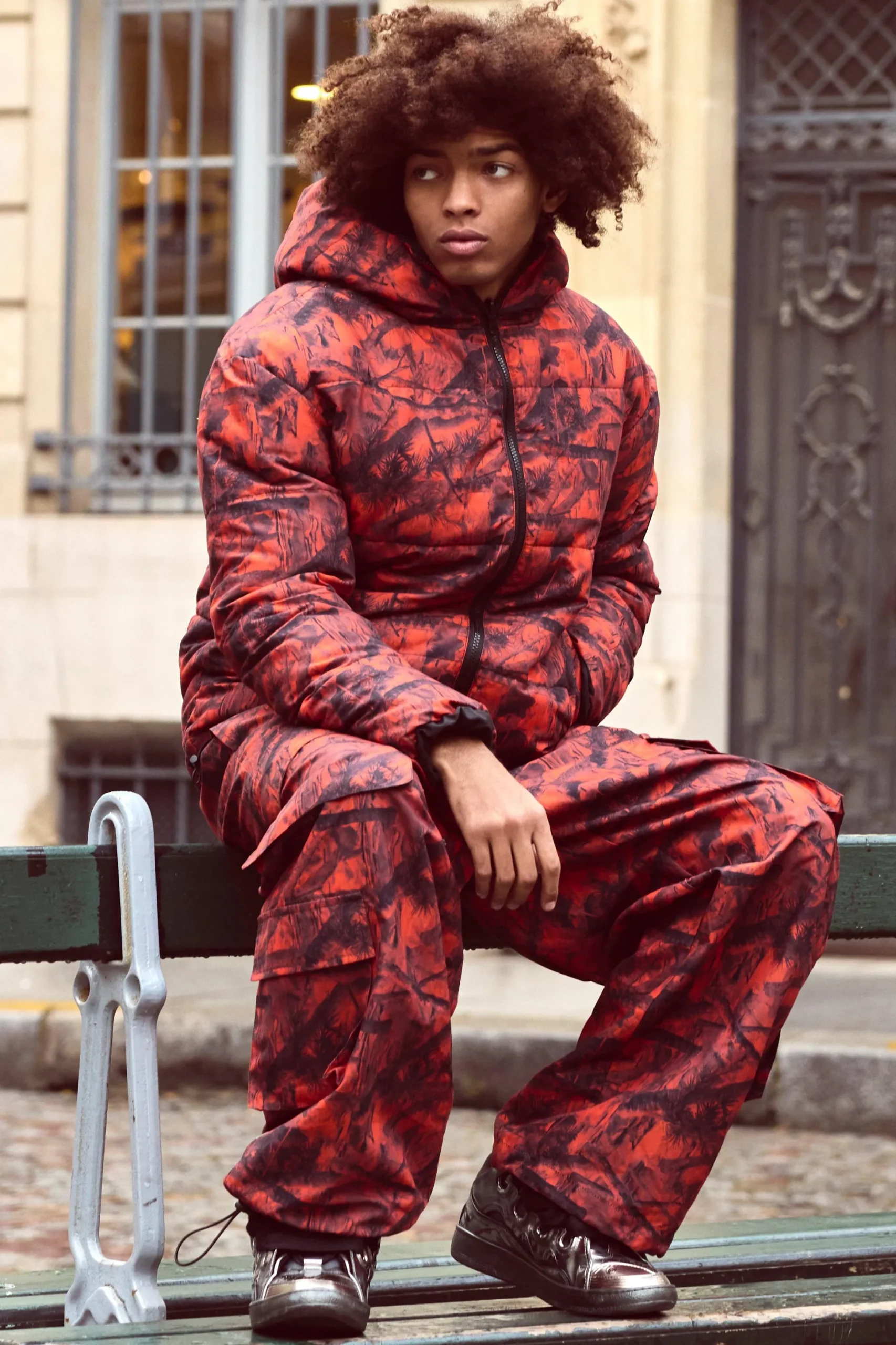 Reversible Camo Puffer Jacket | BoohooMAN UK
