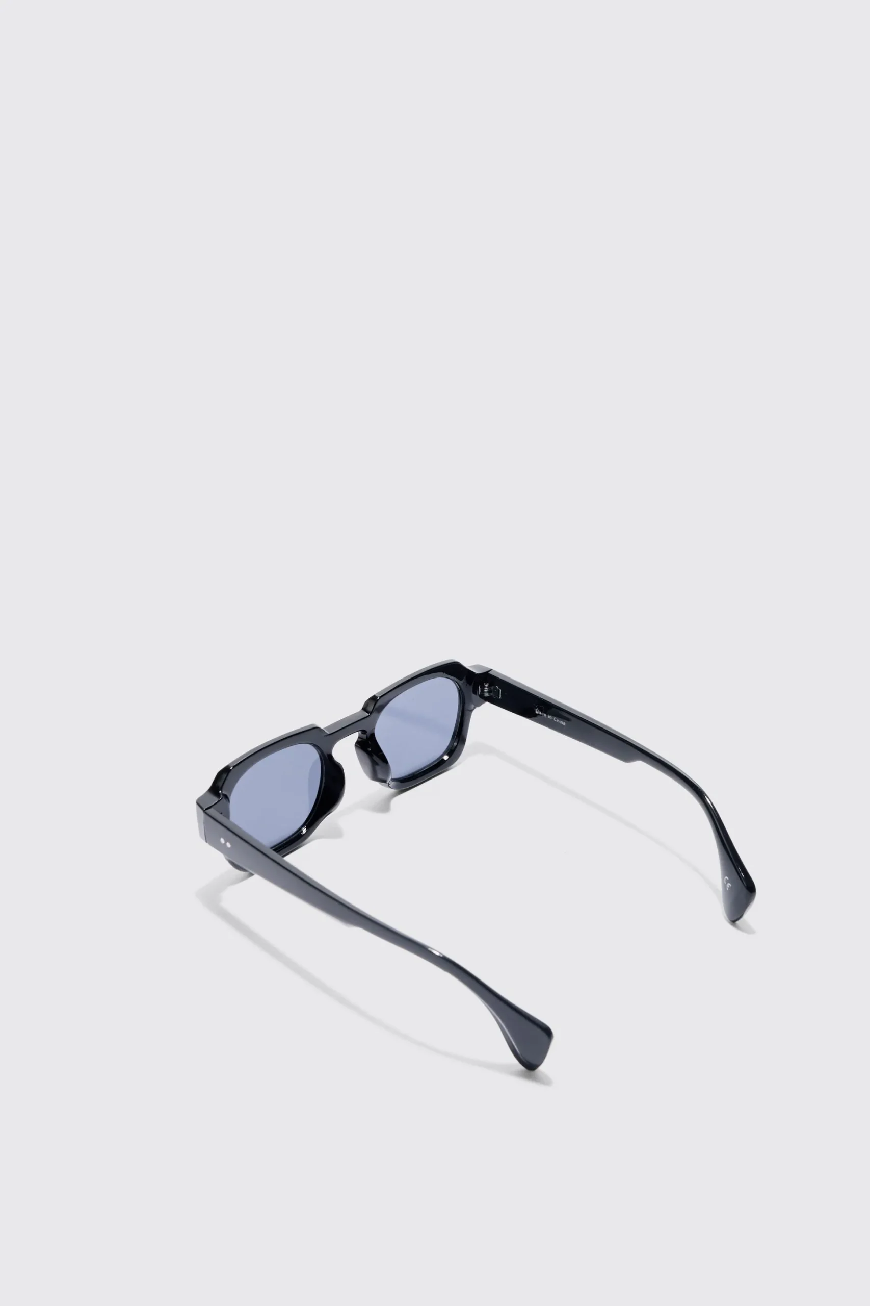 Round Plastic Sunglasses | BoohooMAN UK