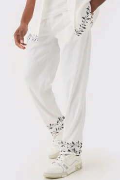 Short Sleeve Oversized Back Print Satin Set | BoohooMAN UK