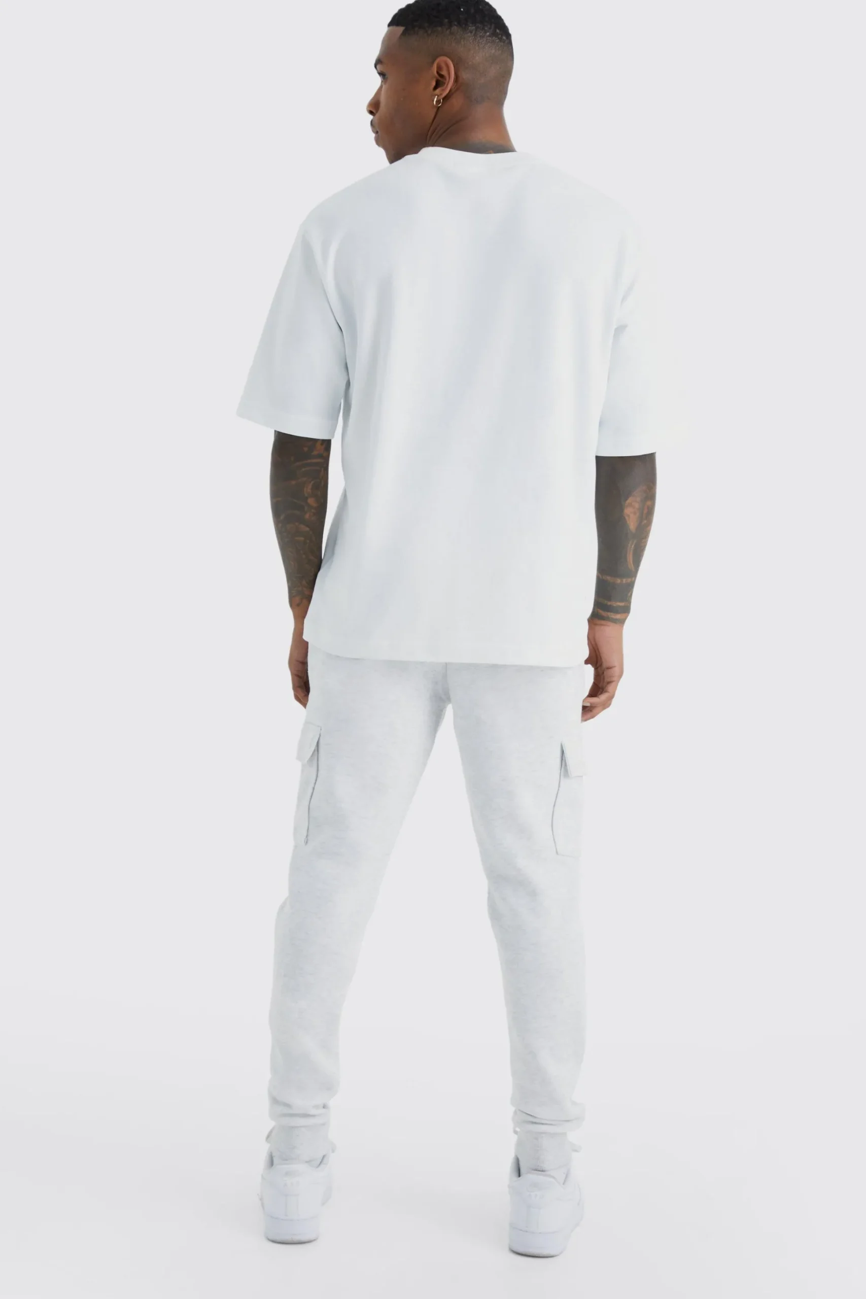Skinny Fit Cargo Jogger | BoohooMAN UK