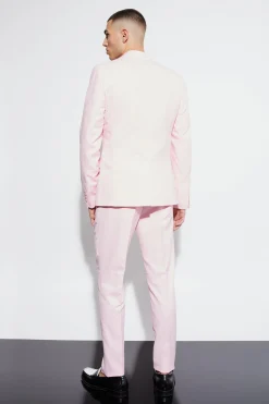 Skinny Micro Texture Suit Jacket | BoohooMAN UK