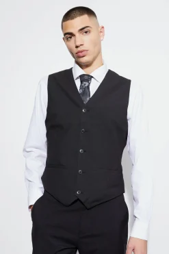 Skinny Waistcoat | BoohooMAN UK