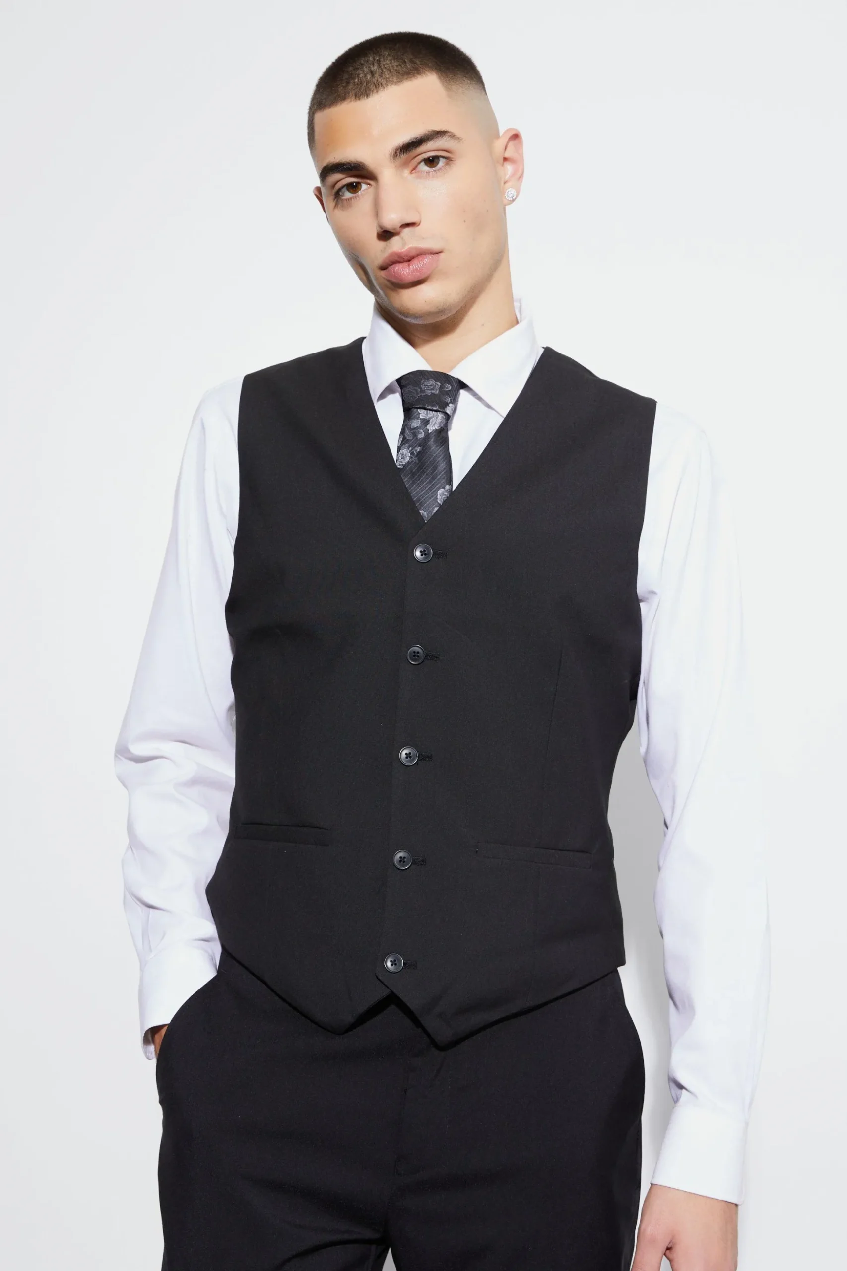 Skinny Waistcoat | BoohooMAN UK