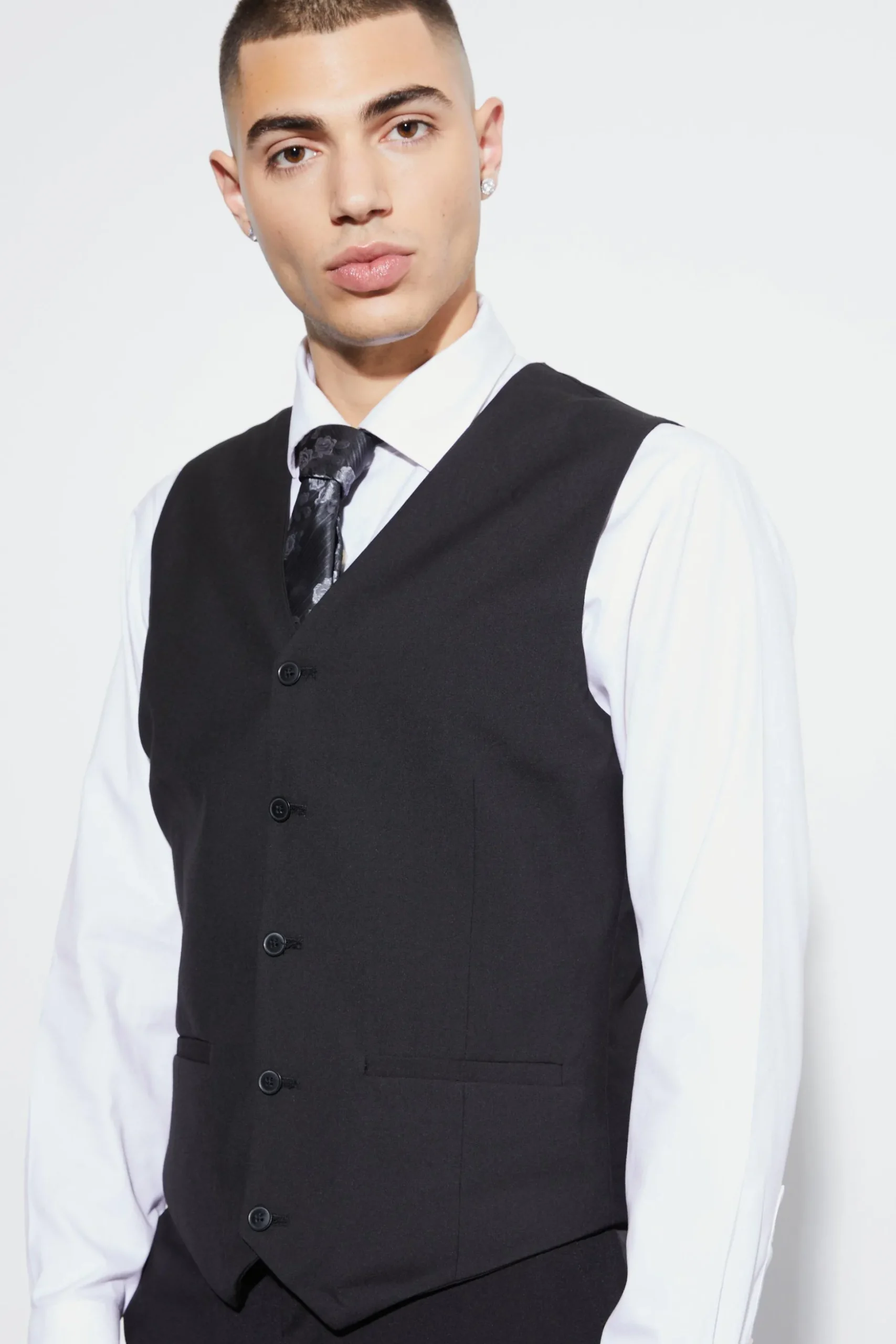 Skinny Waistcoat | BoohooMAN UK