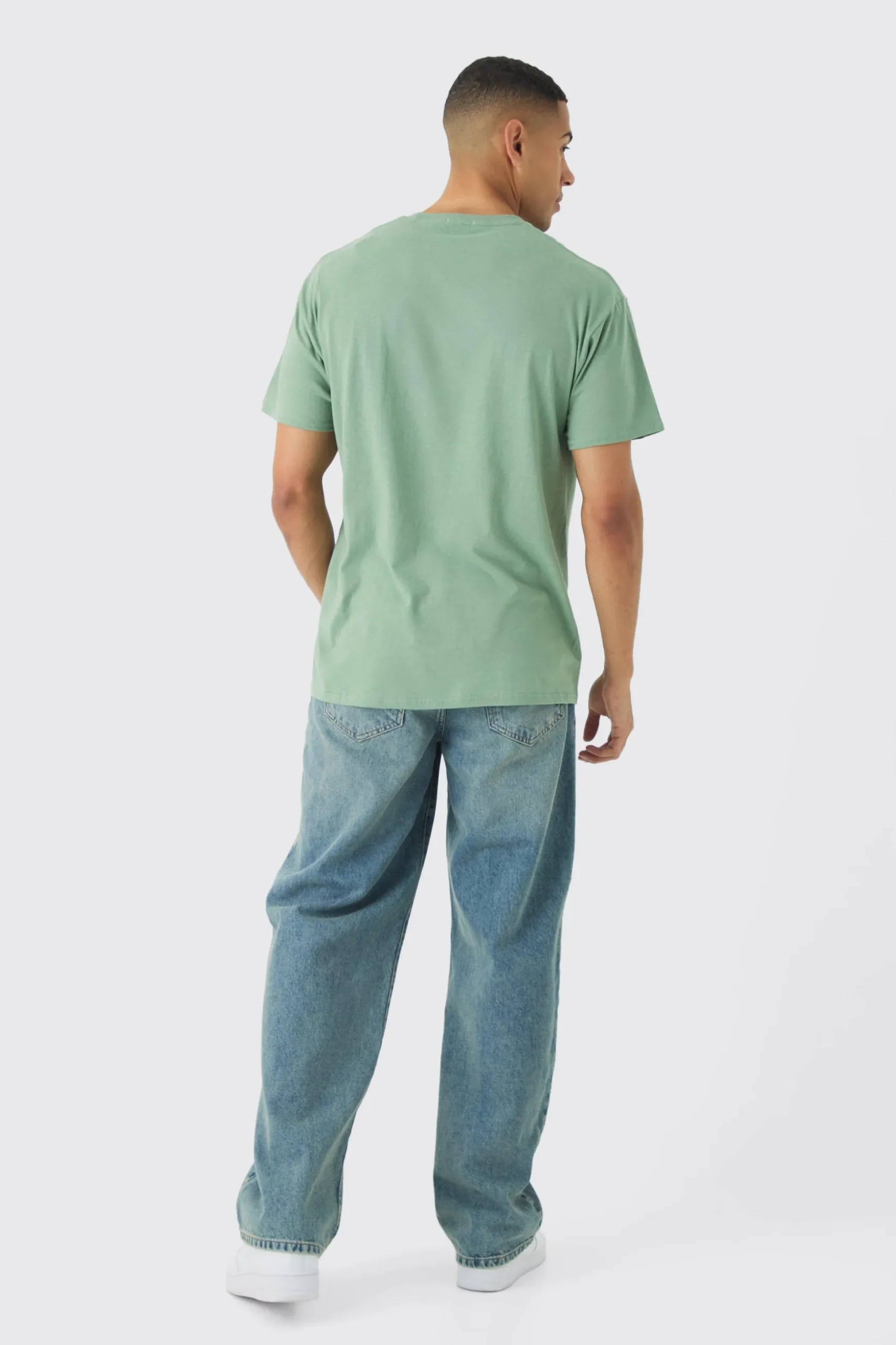 Slim Club D'Elite Print T-Shirt | BoohooMAN UK