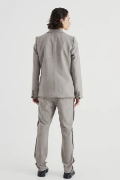Slim Fit Distressed Suit | BoohooMAN UK