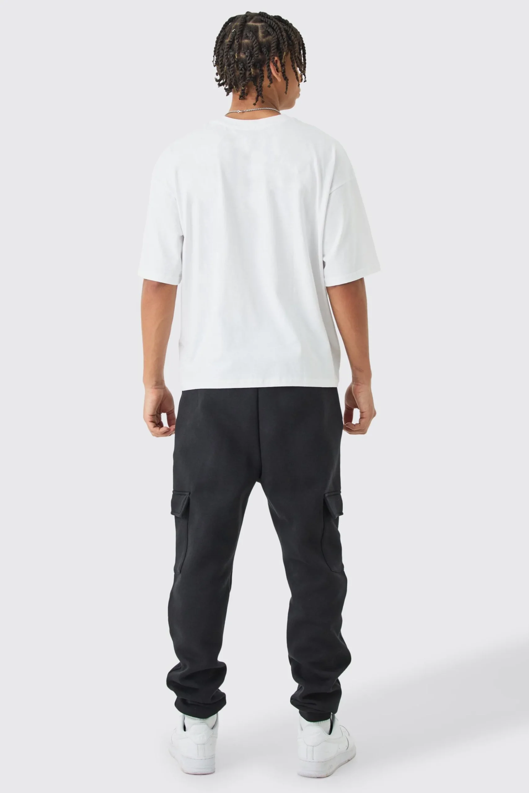 Slim Fit Man Cargo Jogger | BoohooMAN UK