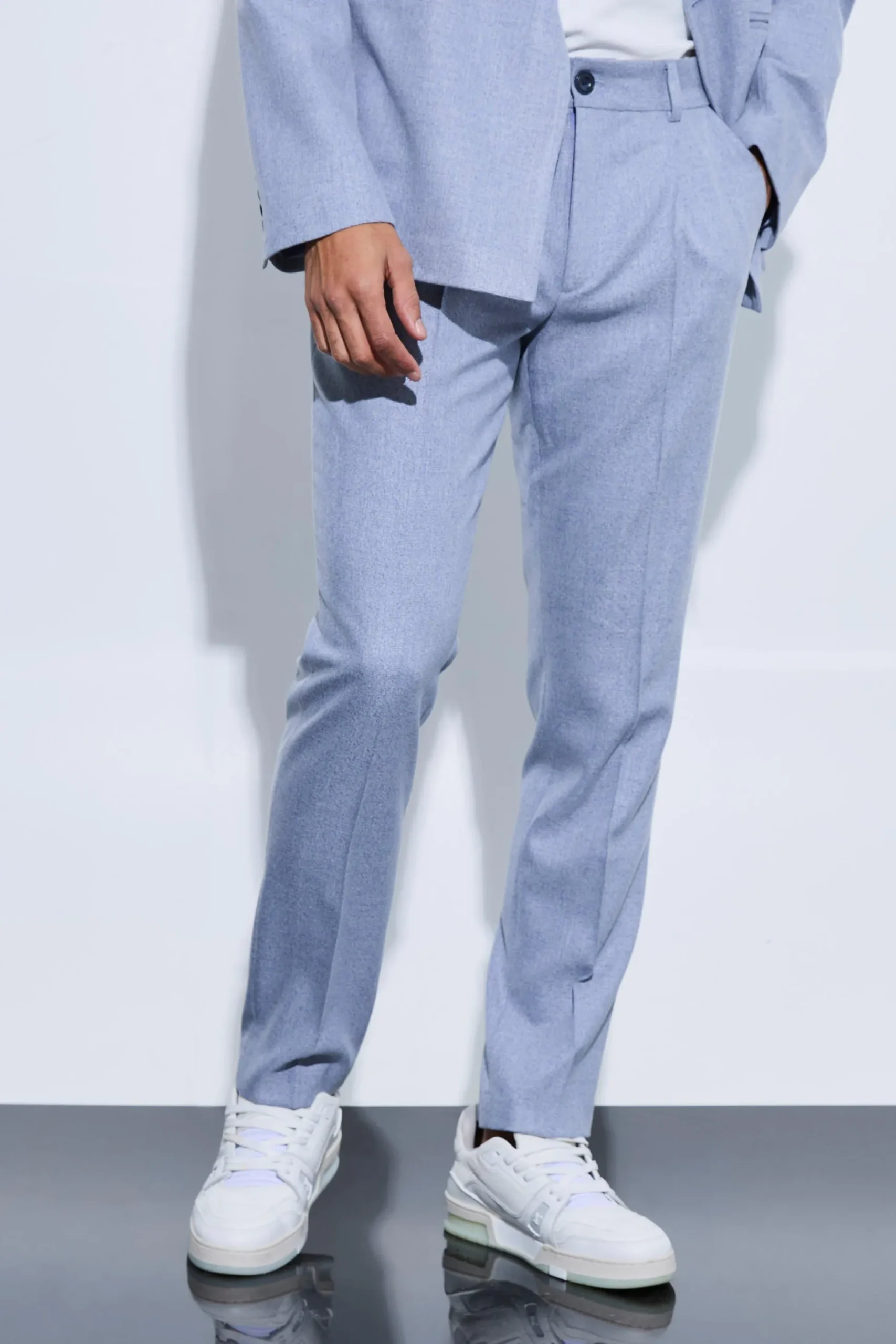 Slim Fit Suit Trousers | BoohooMAN UK