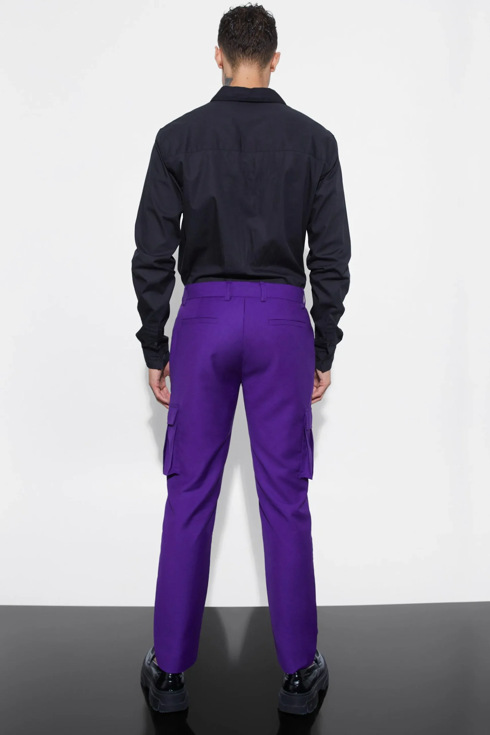 Slim Fit Tailored Cargo Trouser | BoohooMAN UK