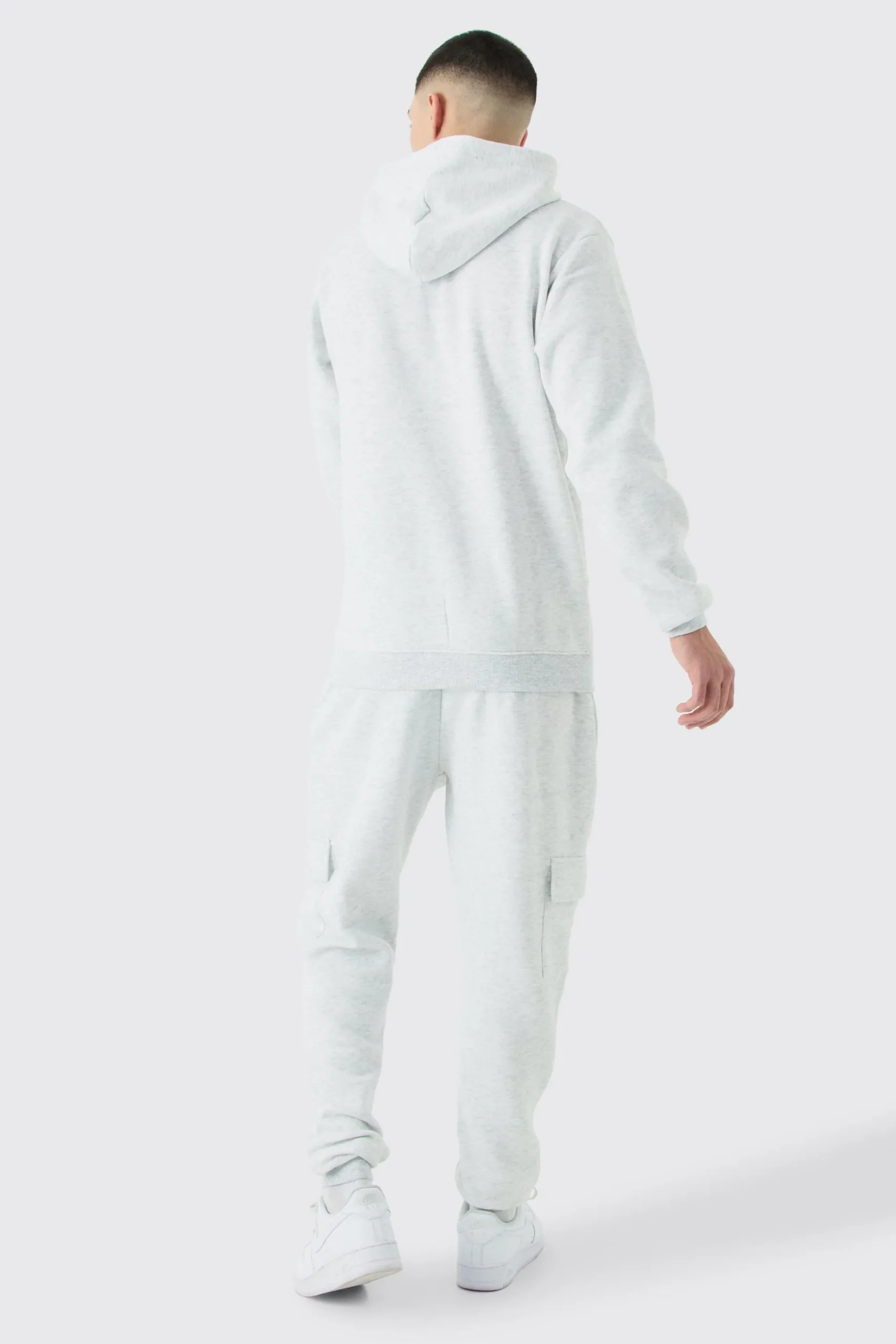 Slim Homme Applique Hoodie | BoohooMAN UK