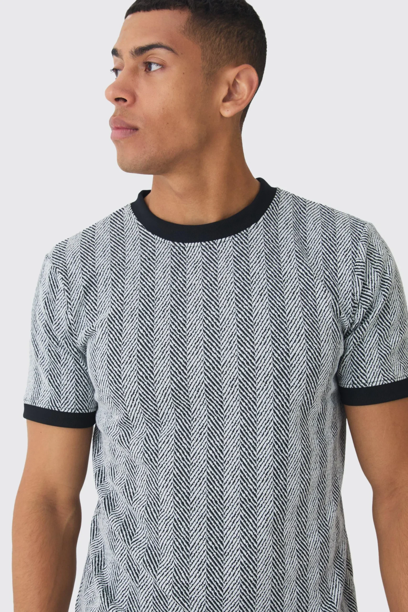 Slim Ringer T-shirt | BoohooMAN UK