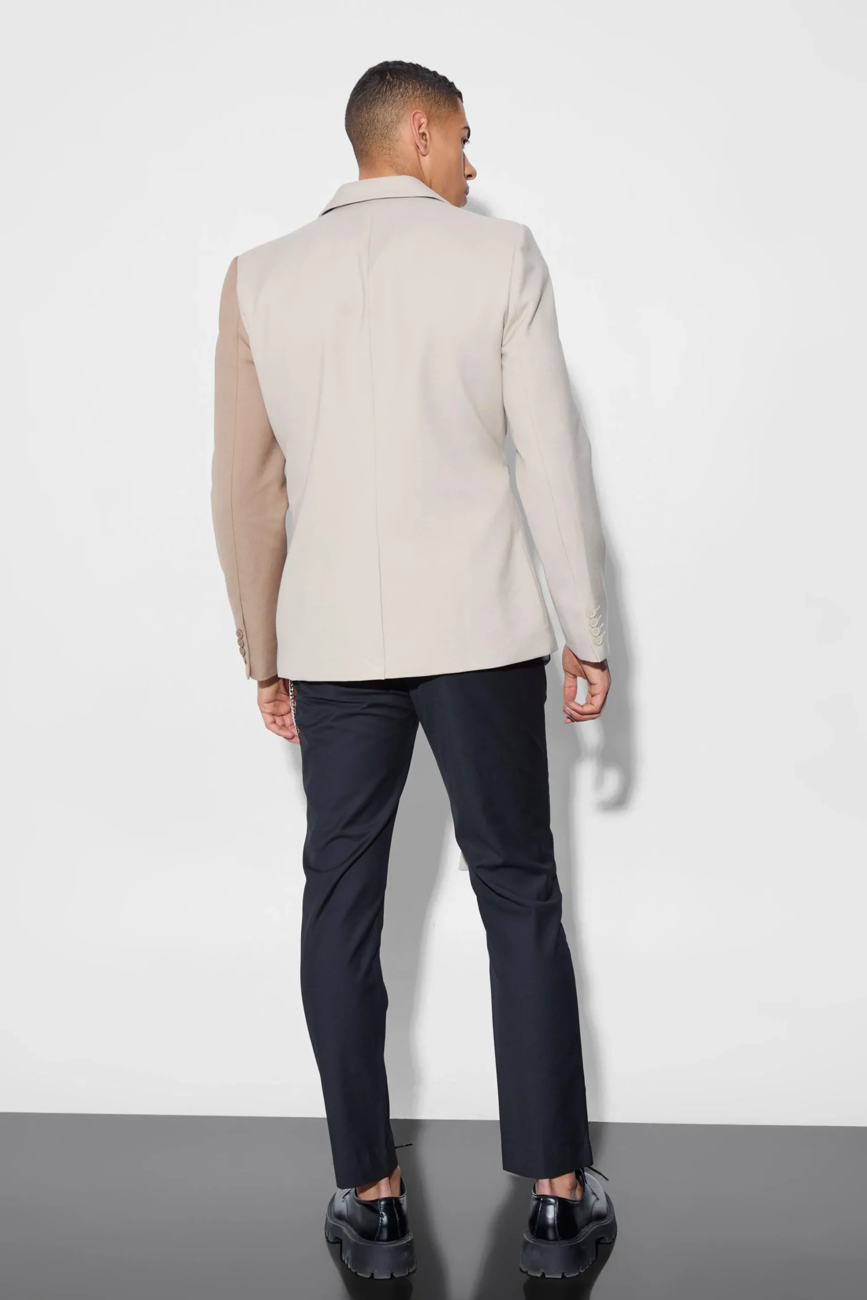 Slim Side Panel Suit Trousers | BoohooMAN UK