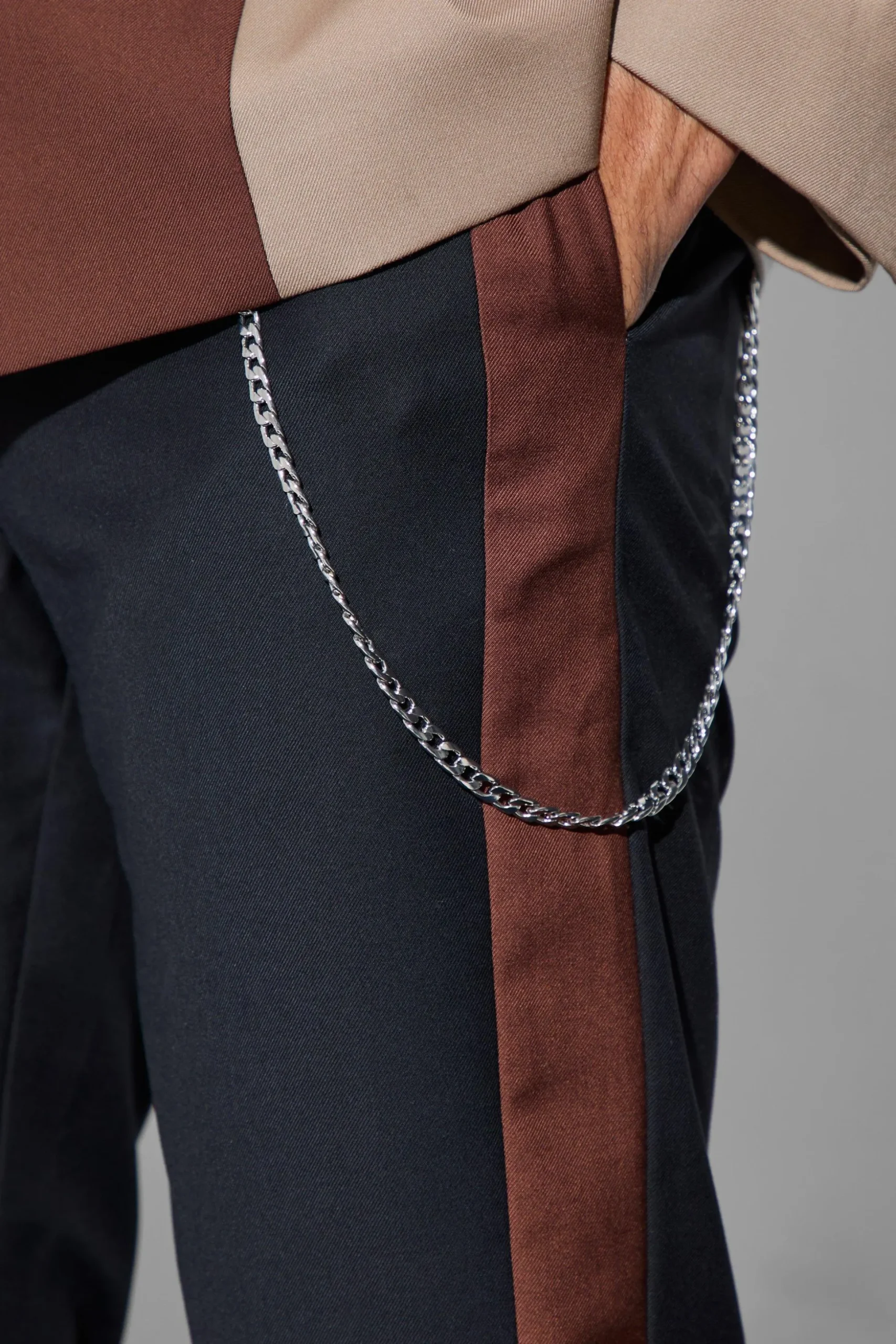 Slim Side Panel Suit Trousers | BoohooMAN UK