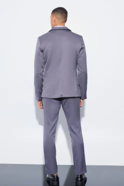Slim Single Breasted Blazer | BoohooMAN UK