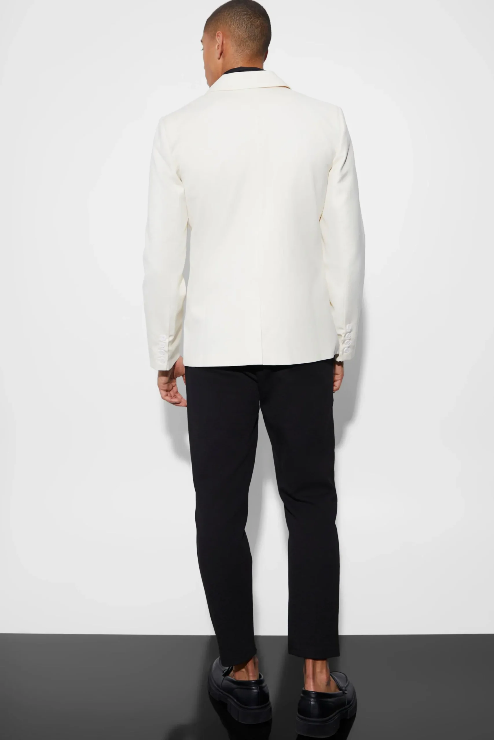 Slim Single Breasted Buckle Blazer | BoohooMAN UK