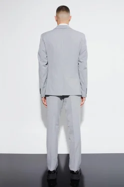 SLIM SINGLE BREASTED SUIT | BoohooMAN UK