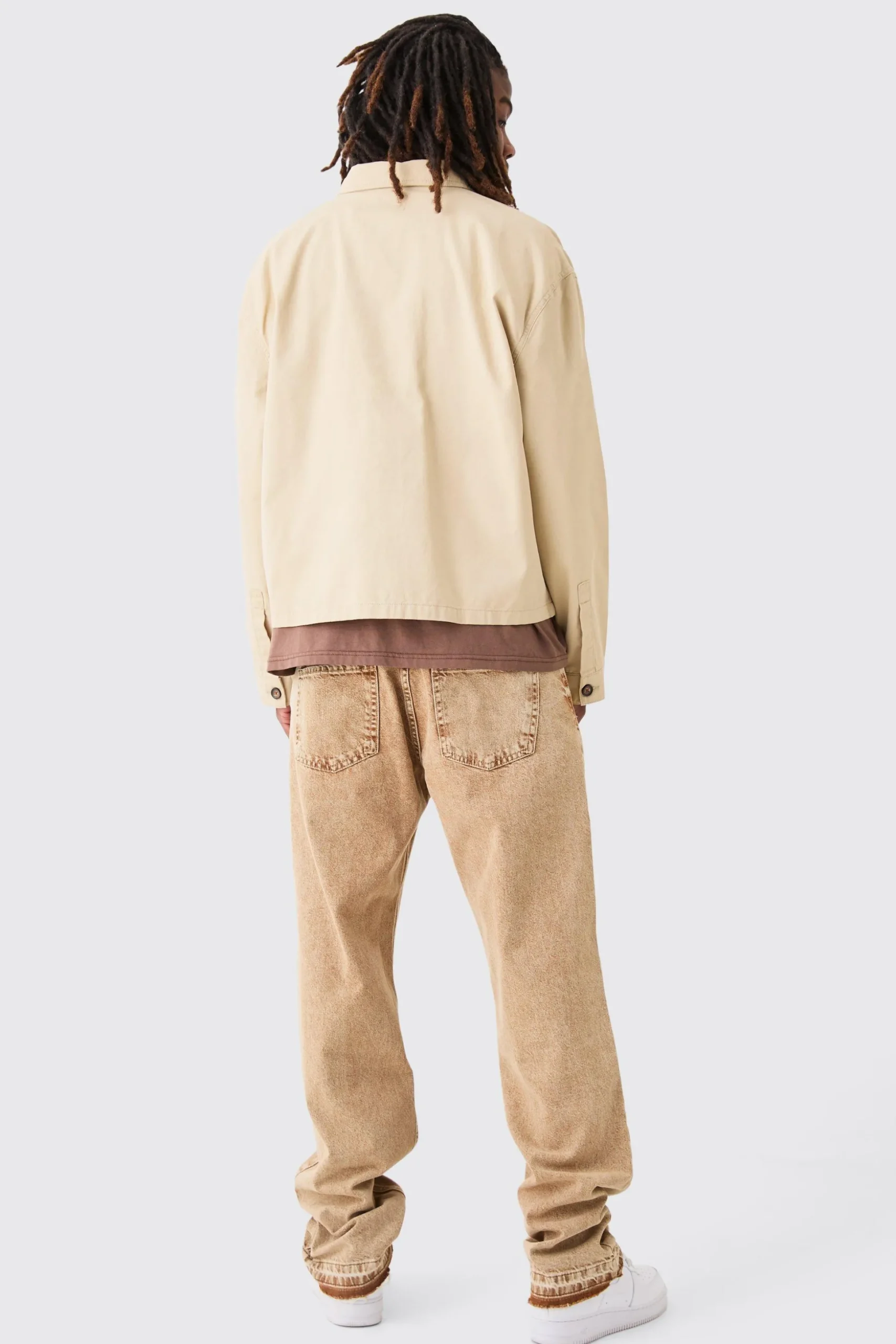 Smart Boxy Twill Pocket Shirt | BoohooMAN UK