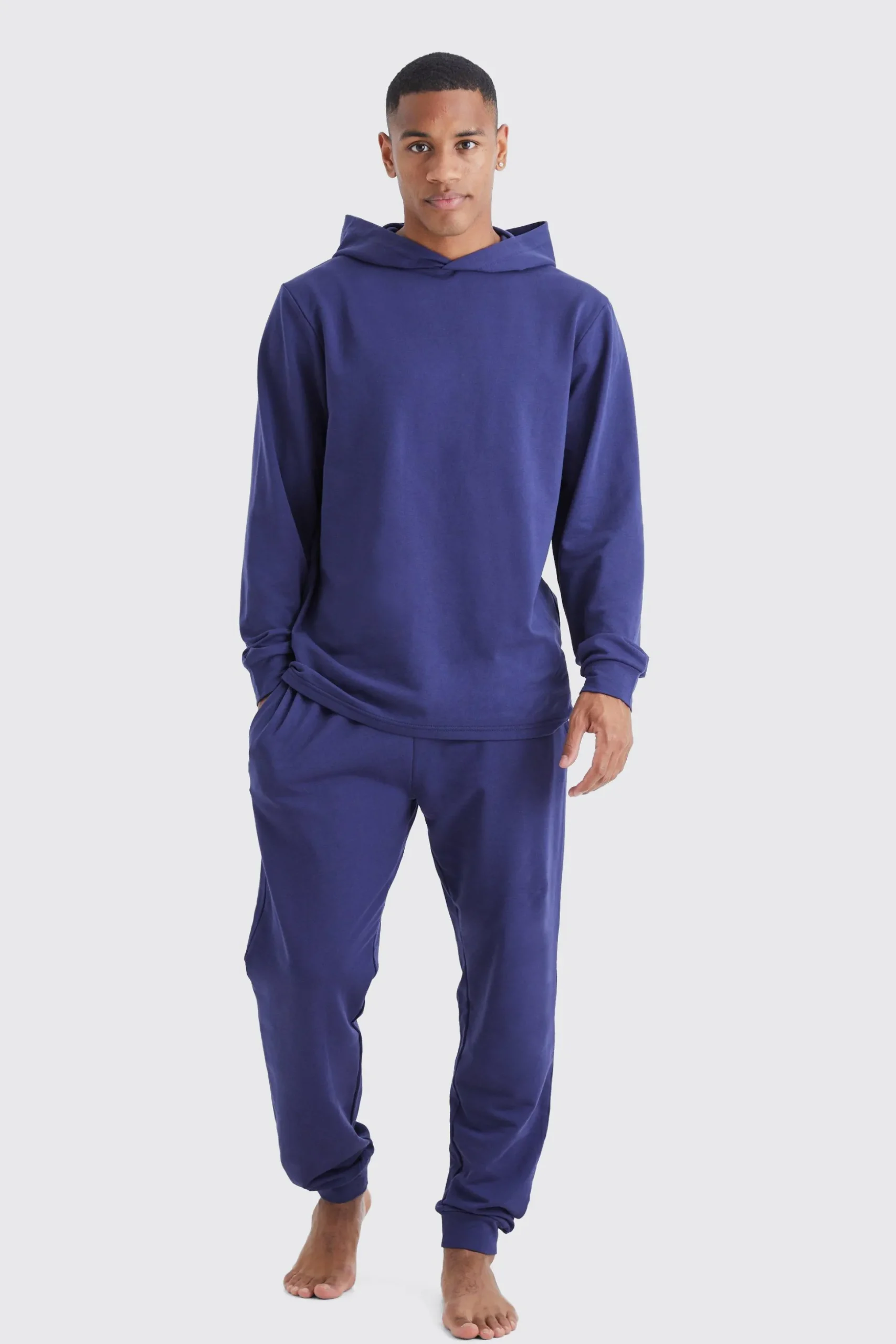 Soft Feel Regular Fit Lounge Jogger | BoohooMAN UK