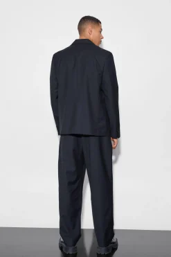 Split Hem Oversized Suit Jacket | BoohooMAN UK