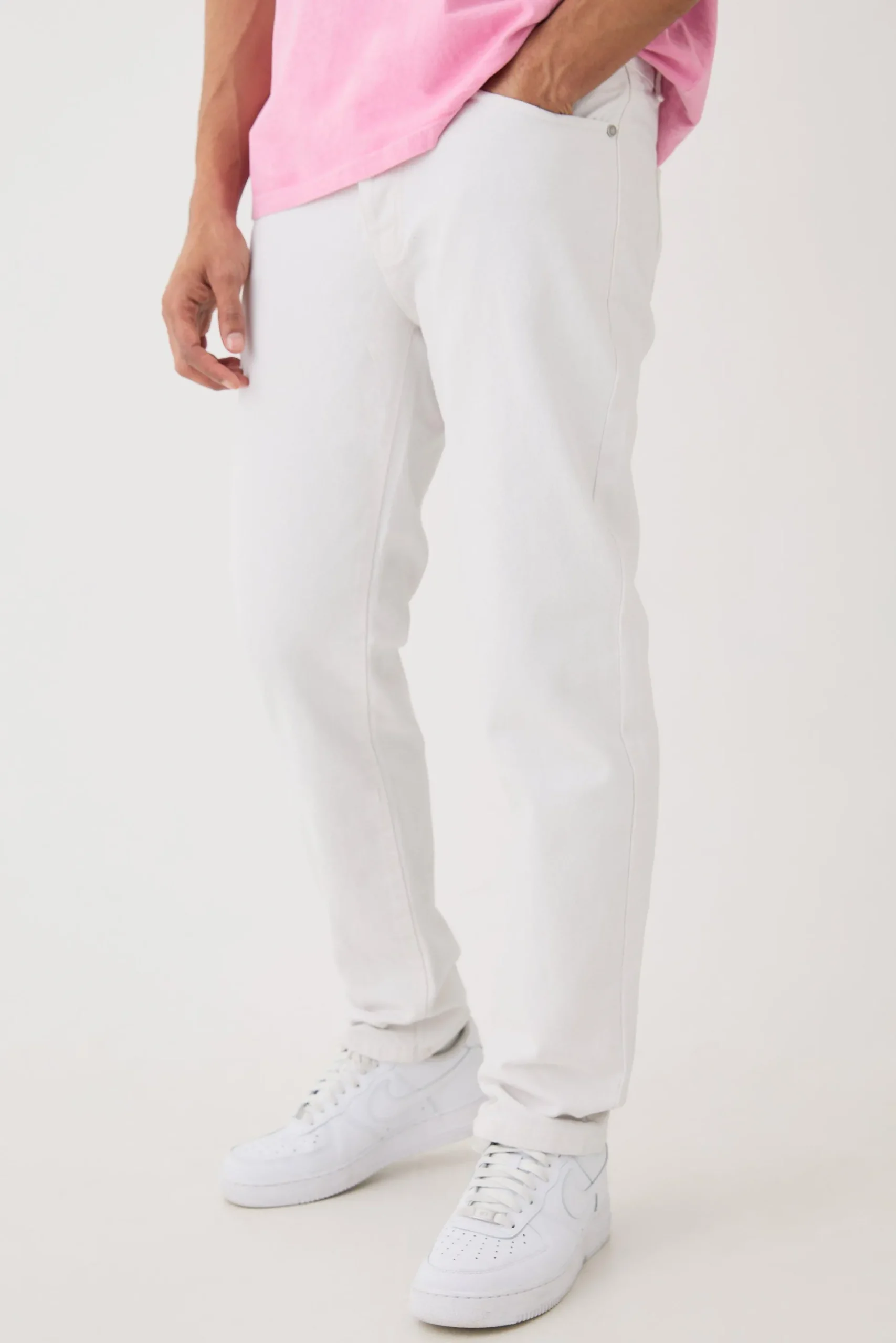 Straight Rigid Jean | BoohooMAN UK