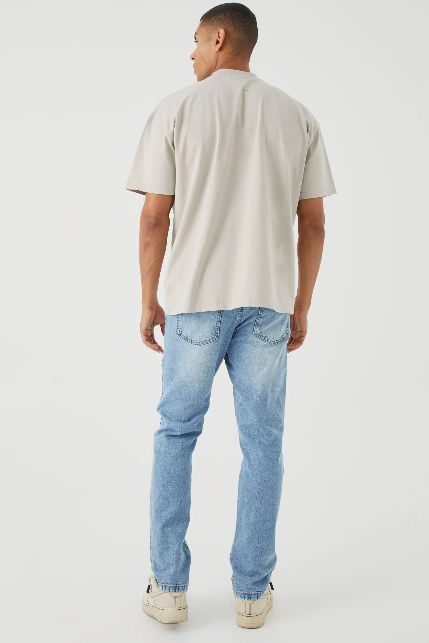 Straight Rigid Jean | BoohooMAN UK