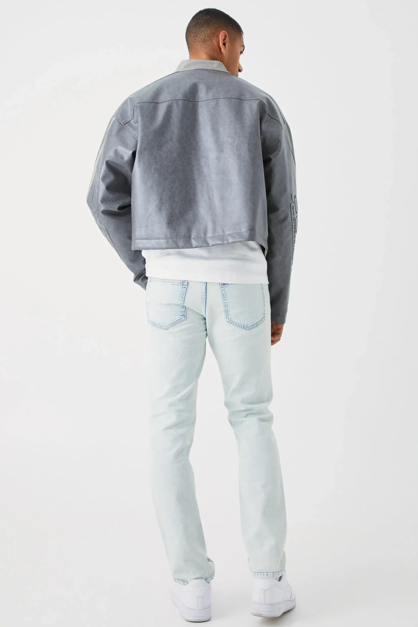 Straight Rigid Jean | BoohooMAN UK