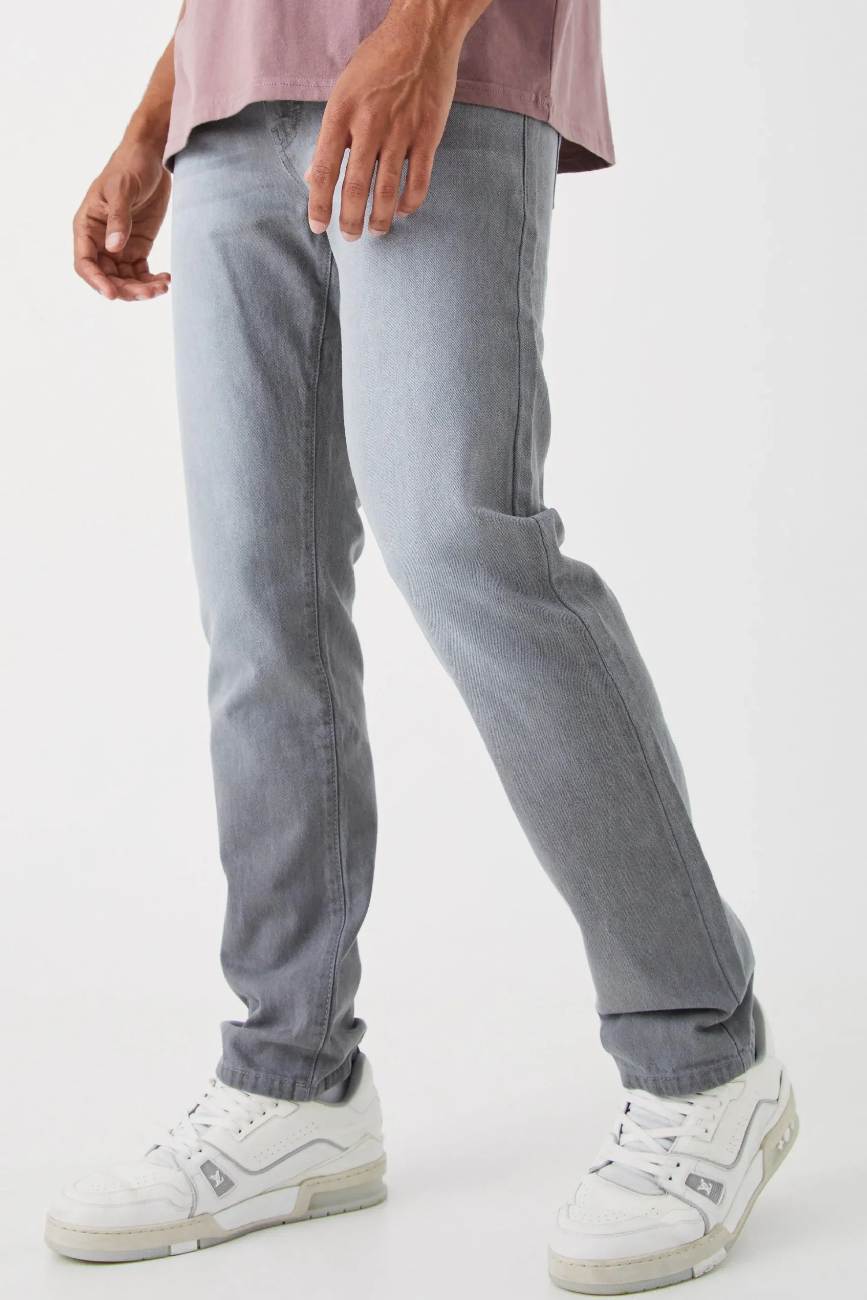Straight Rigid Jean | BoohooMAN UK