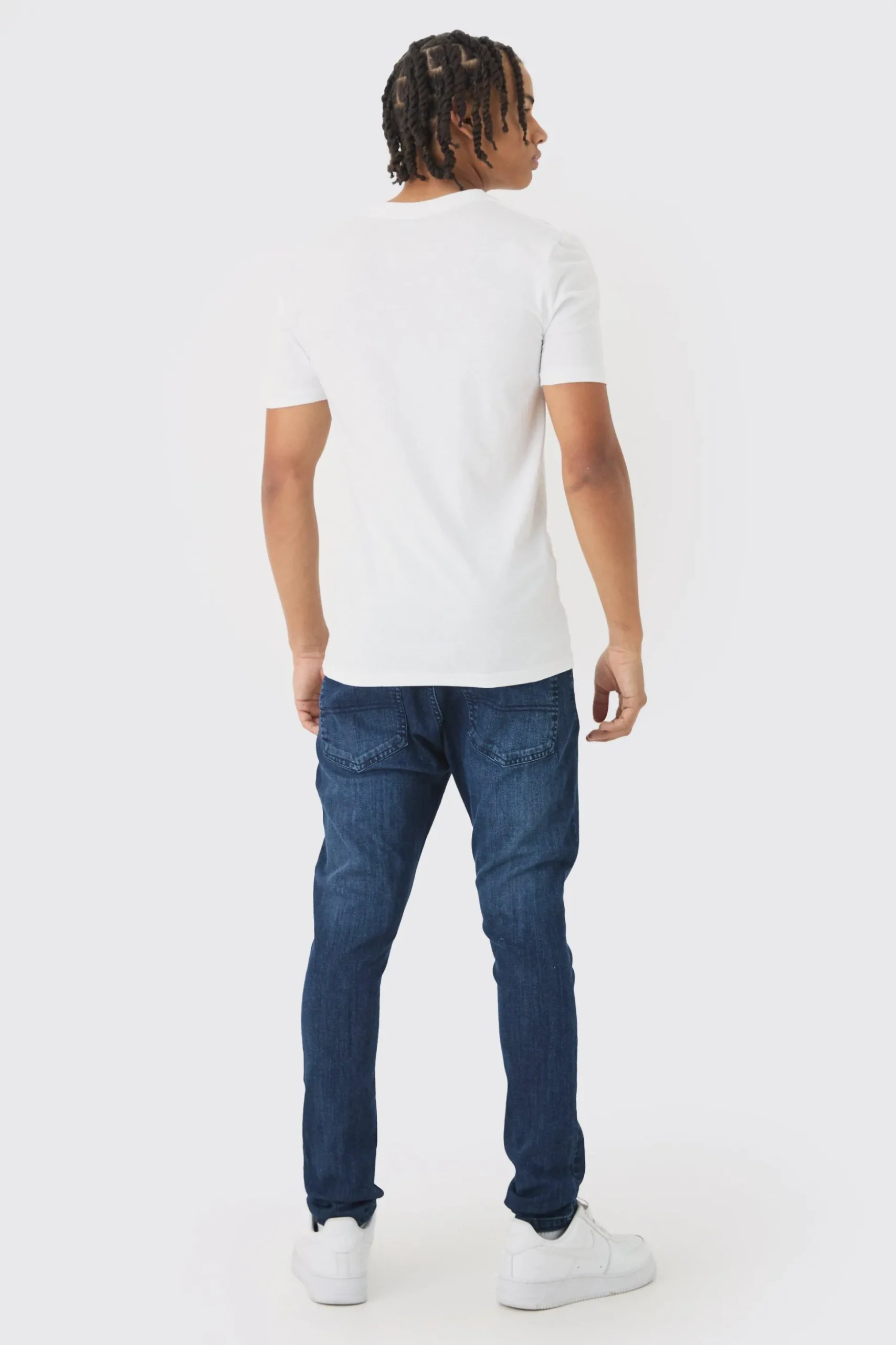 Super Skinny Fit Stretch Jeans | BoohooMAN UK