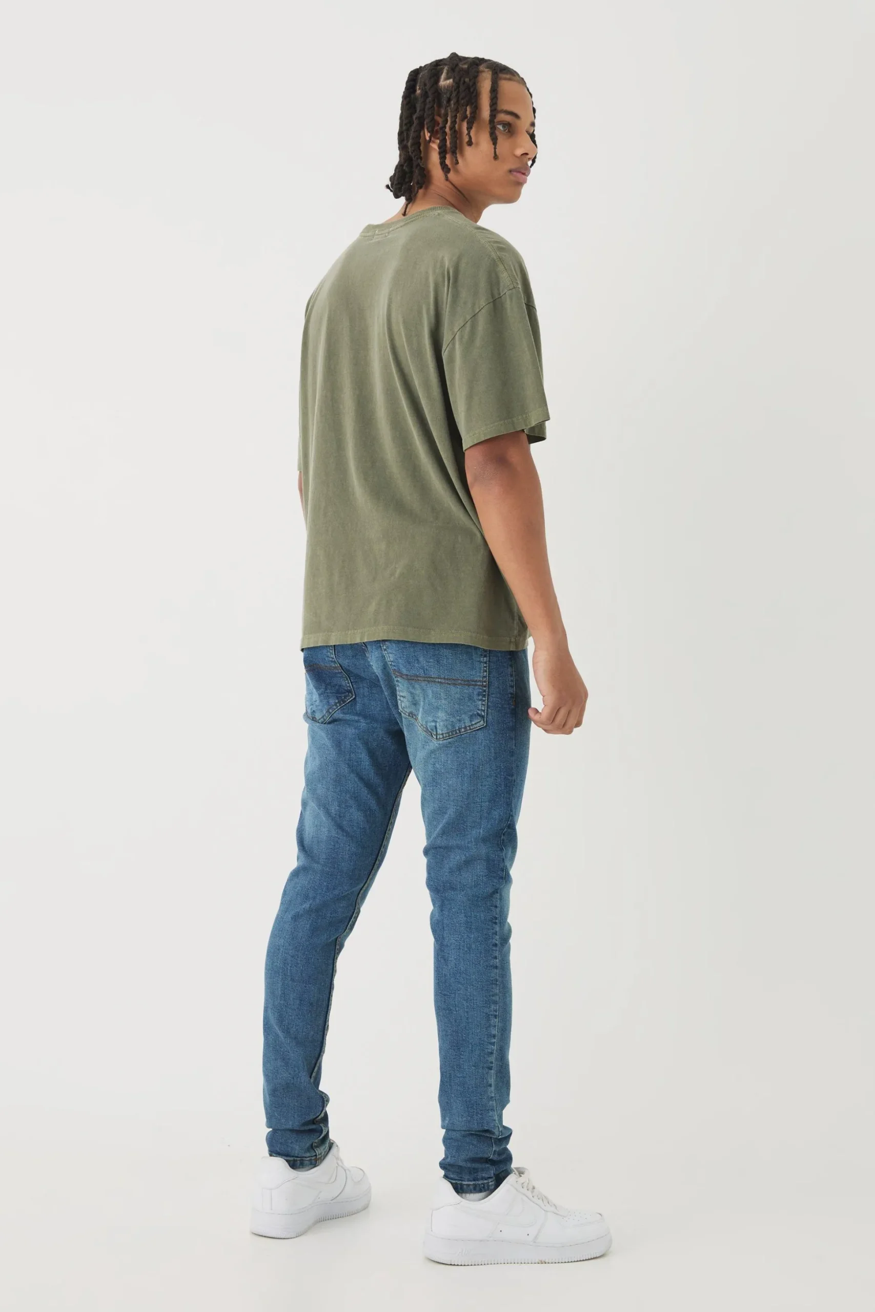 Super Skinny Fit Stretch Jeans | BoohooMAN UK