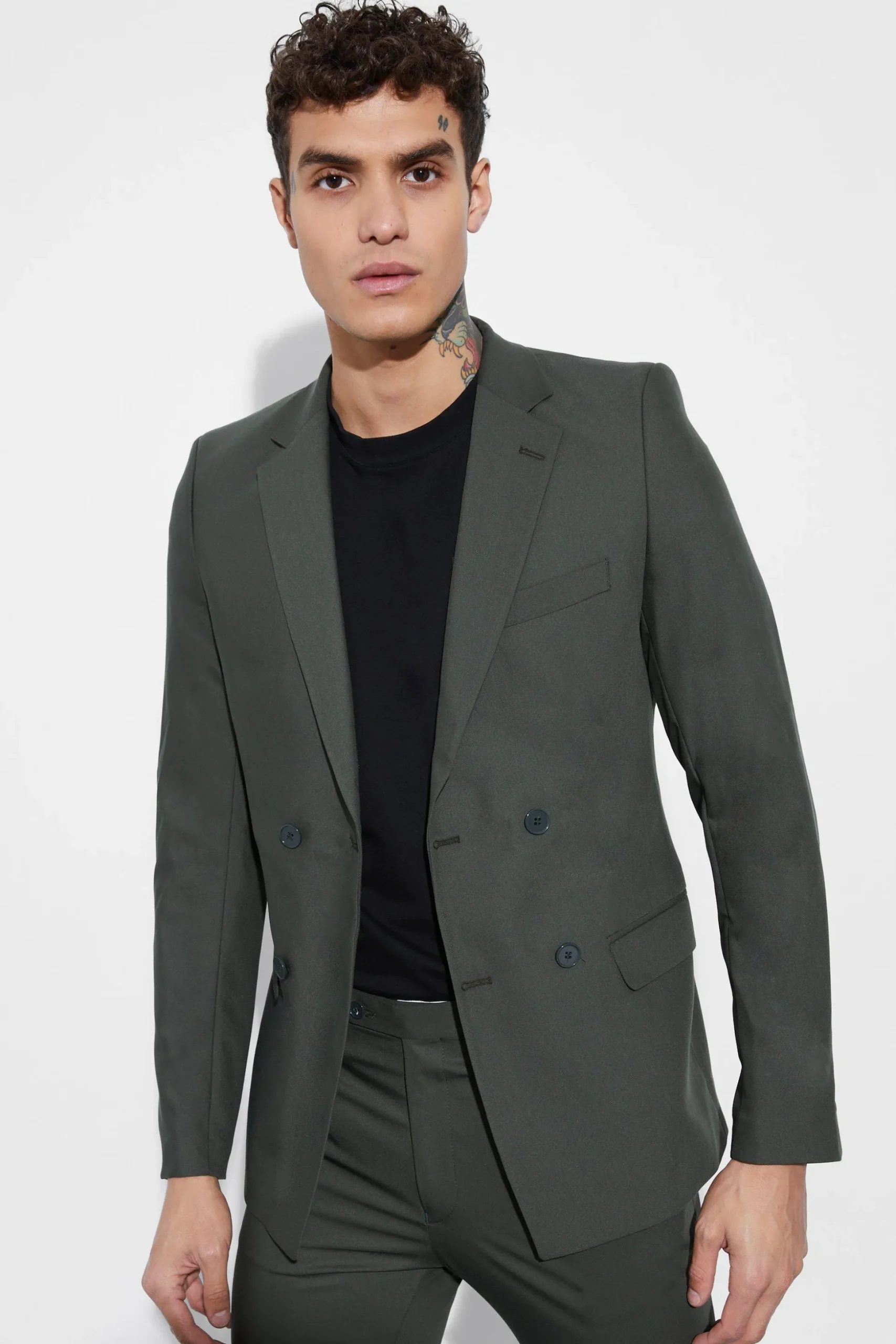 SUPER SKINNY PLAIN SUIT | BoohooMAN UK