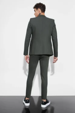 SUPER SKINNY PLAIN SUIT | BoohooMAN UK
