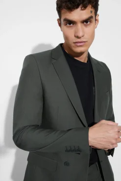 SUPER SKINNY PLAIN SUIT | BoohooMAN UK