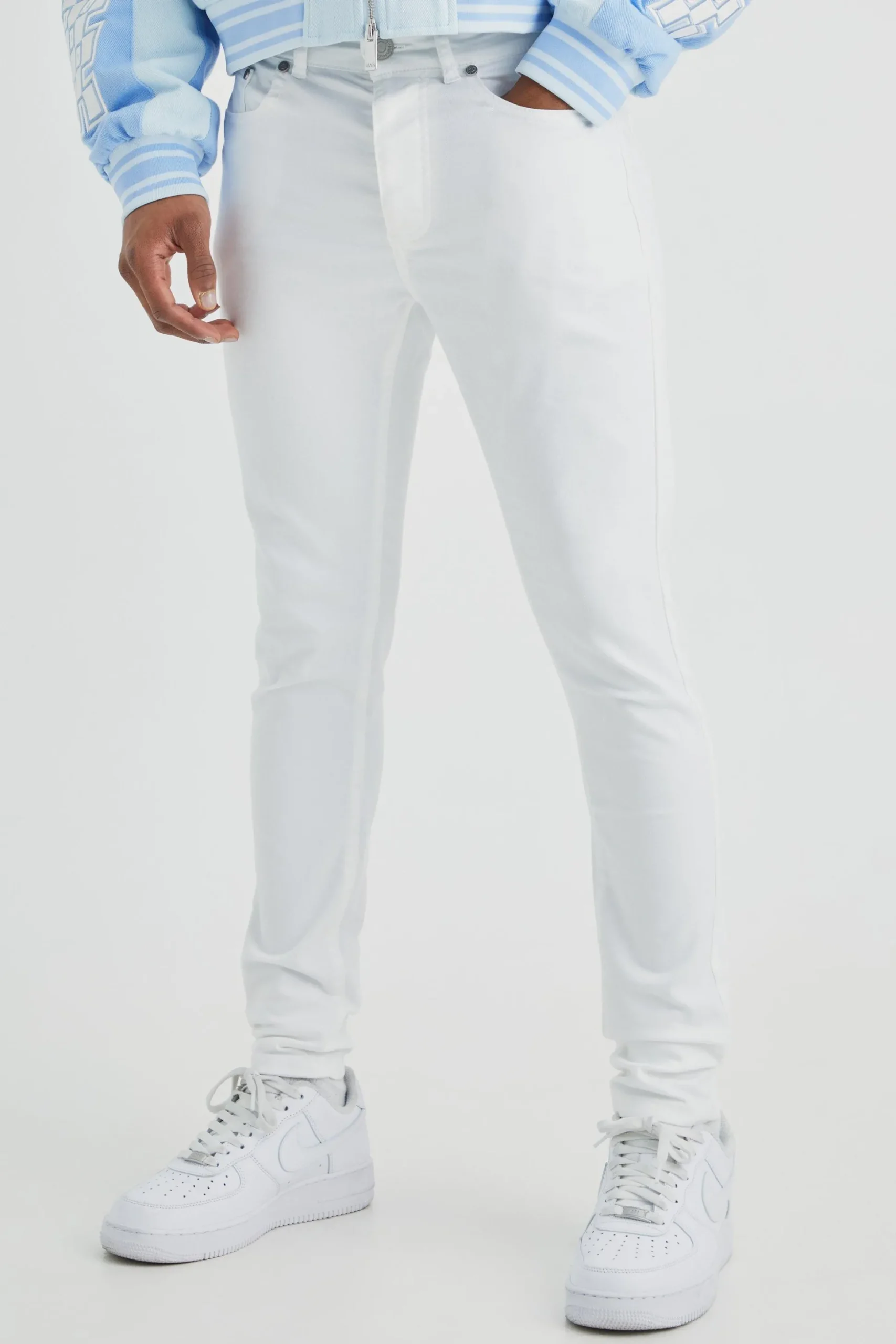 Super Skinny Stretch Jean | BoohooMAN UK