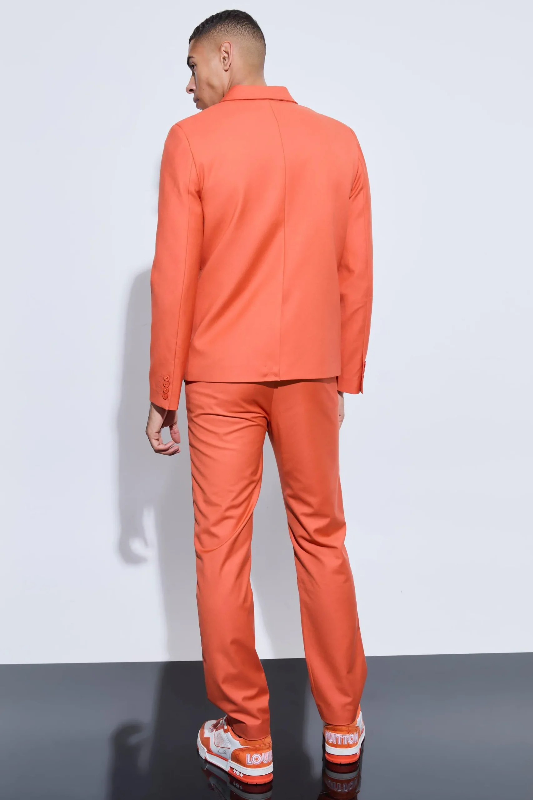 Tailored Overlay Detail Straight Leg Trousers | BoohooMAN UK