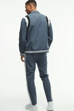 Tailored Varsity Trouser | BoohooMAN UK