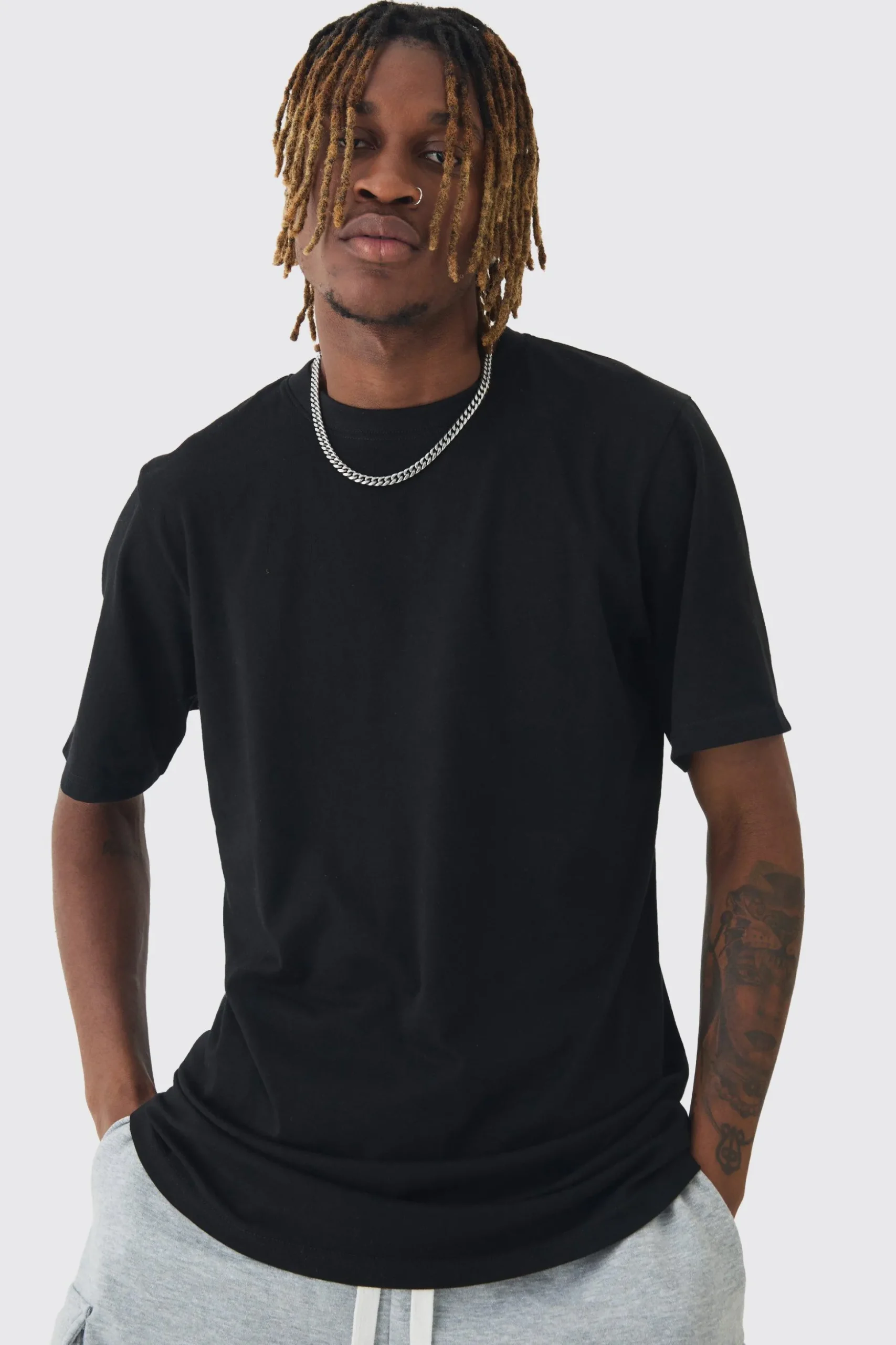 Tall 2 Pack Basic T-shirt | BoohooMAN UK