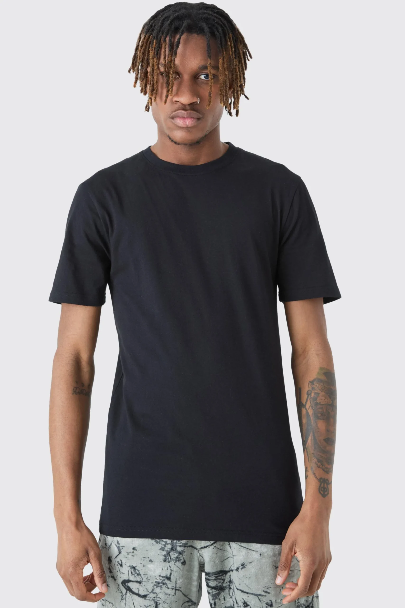 Tall 2 Pack Muscle Fit T-shirt | BoohooMAN UK