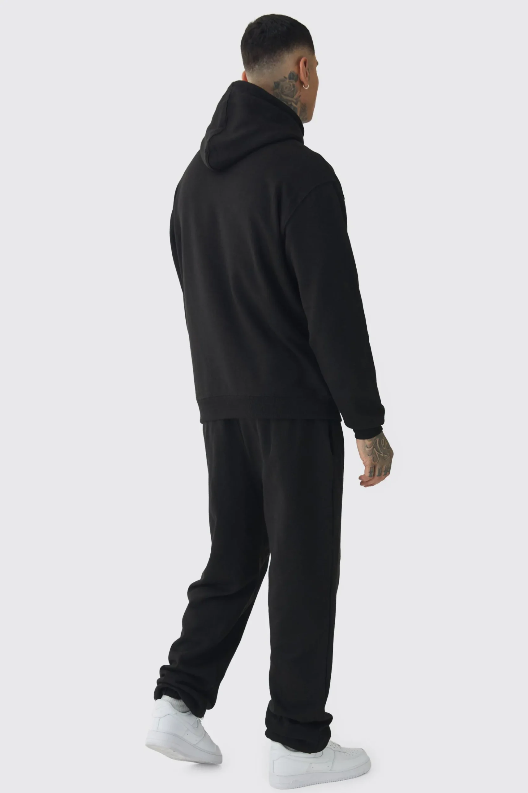 Tall Balaclava Graphic Oversized Tracksuit | BoohooMAN UK