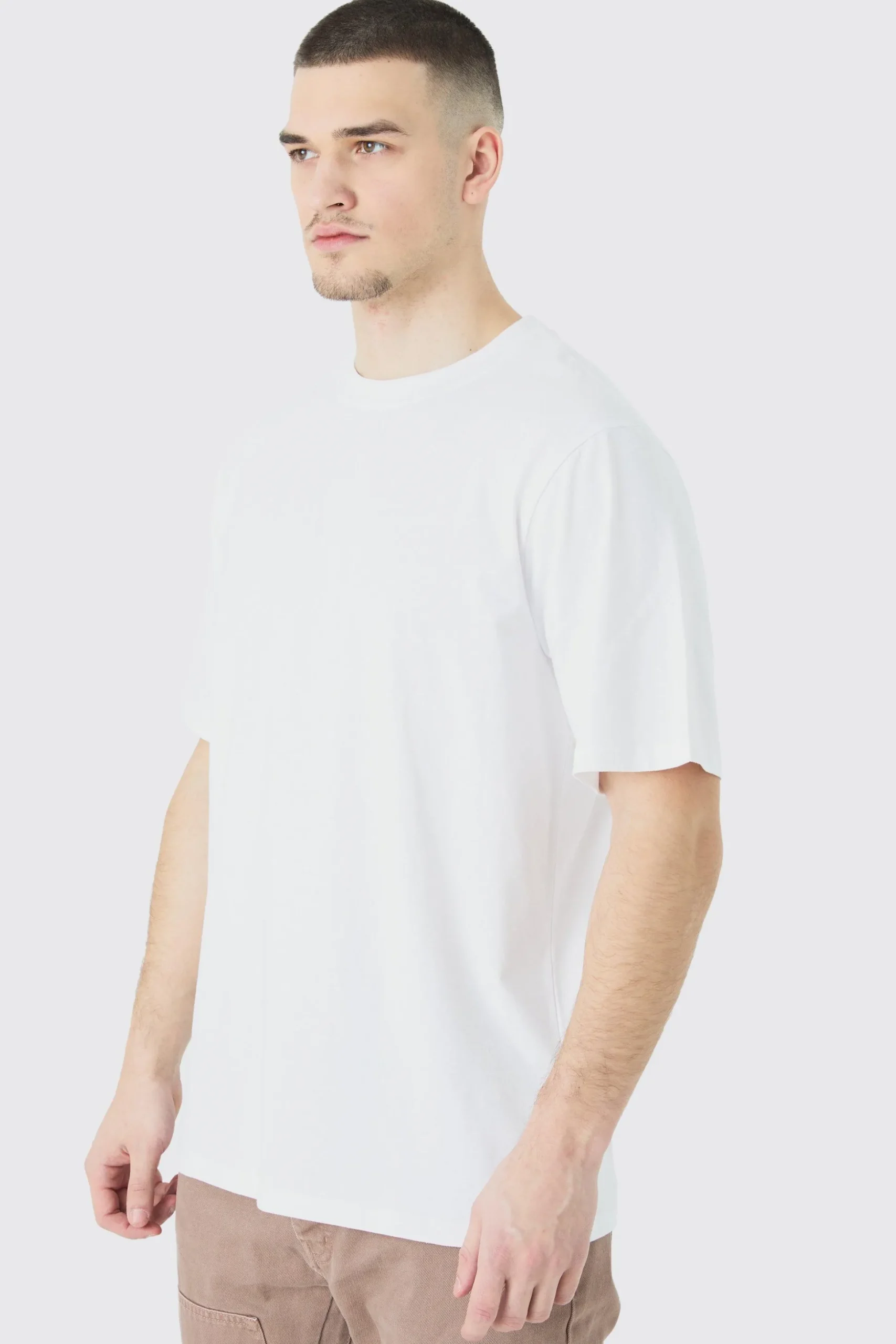 Tall Basic Crew Neck T-shirt | BoohooMAN UK