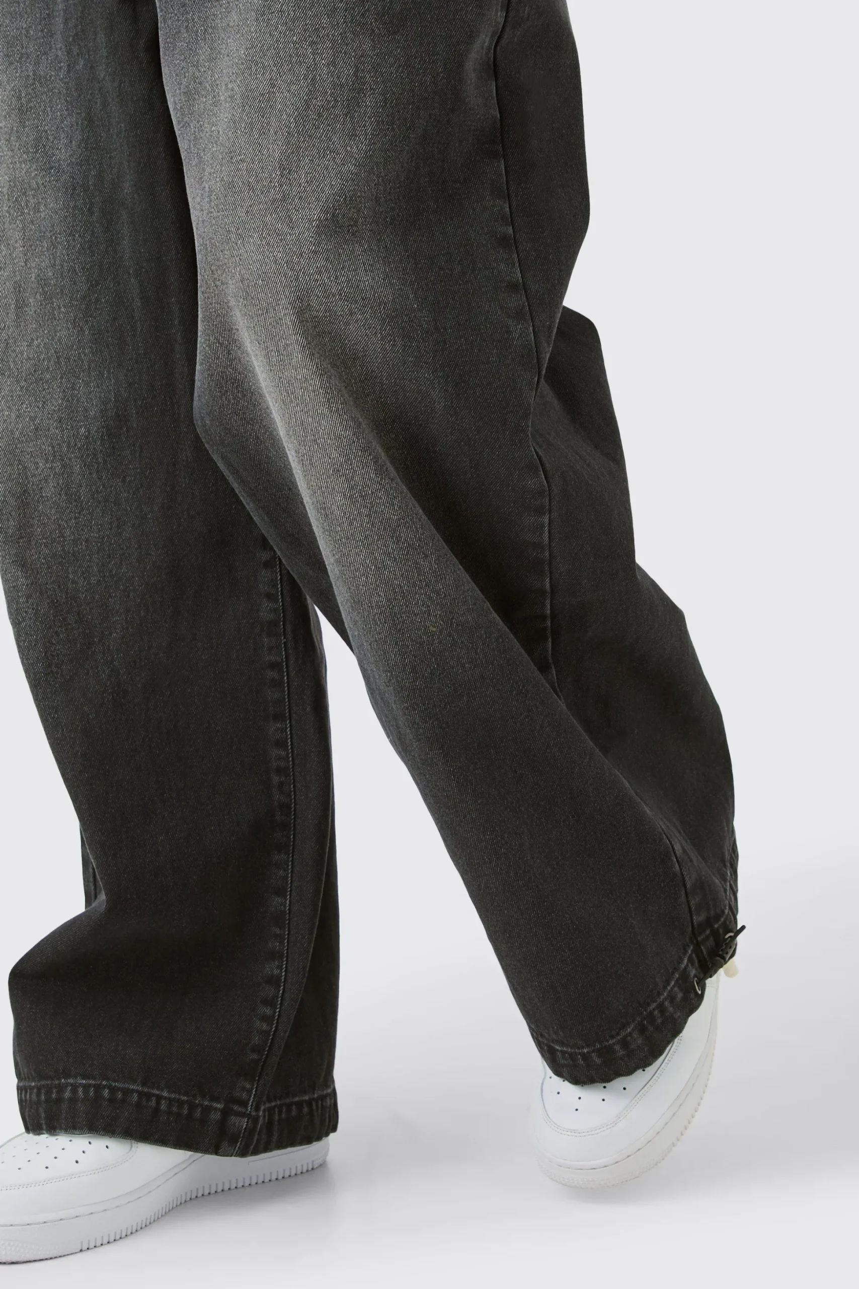 Tall Denim Parachute Jean | BoohooMAN UK