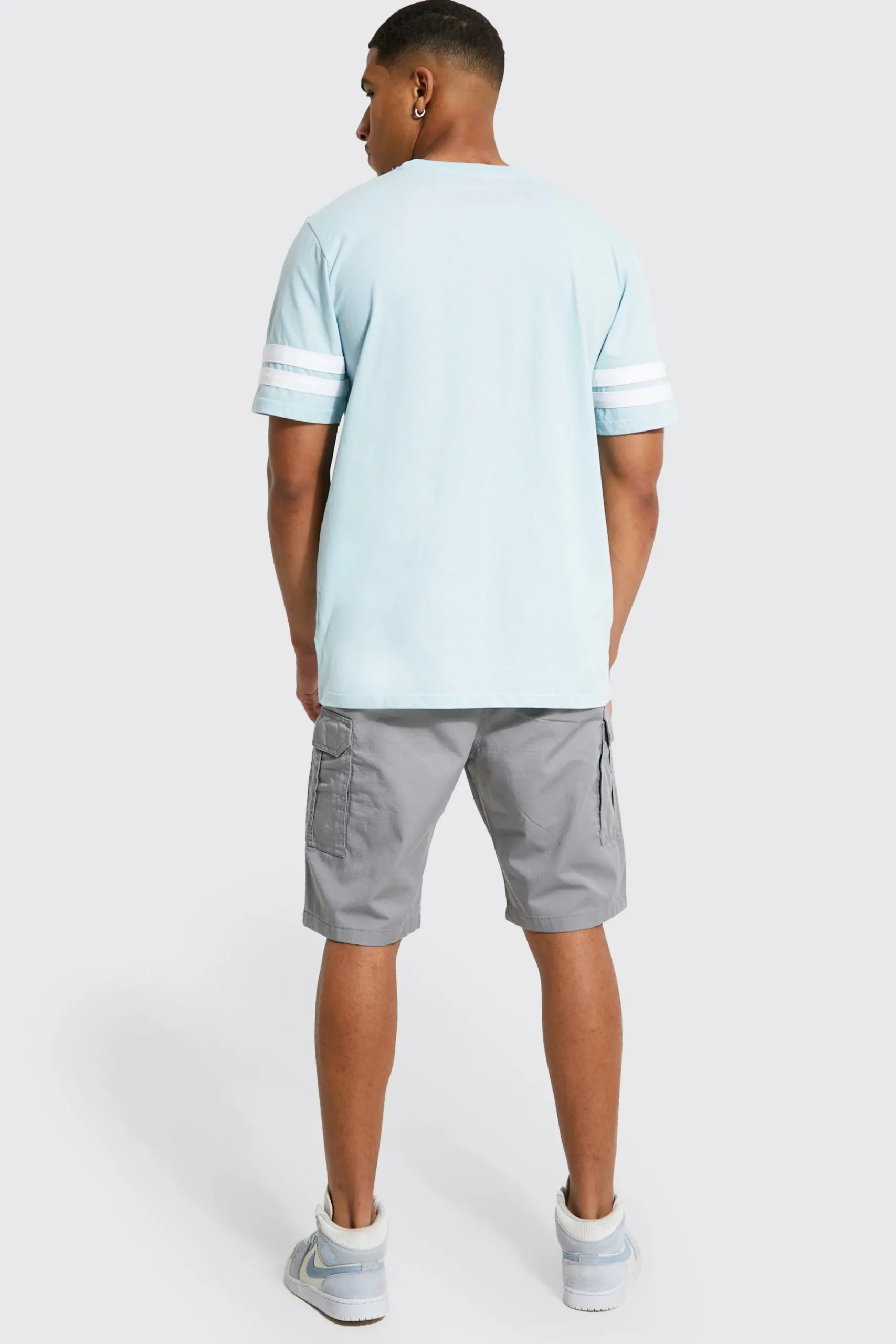 Tall Elastic Waist Cargo Short | BoohooMAN UK