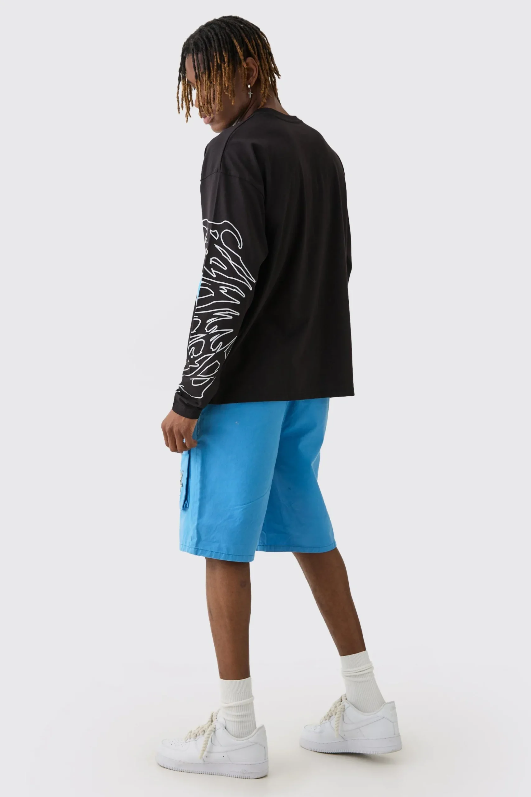 Tall Graphic Long Sleeve T-Shirt | BoohooMAN UK