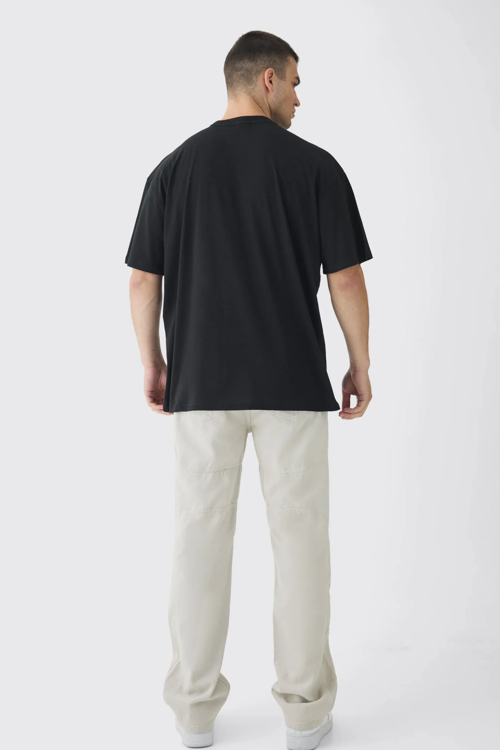 Tall Limited Edition Star Print Graphic T-Shirt | BoohooMAN UK