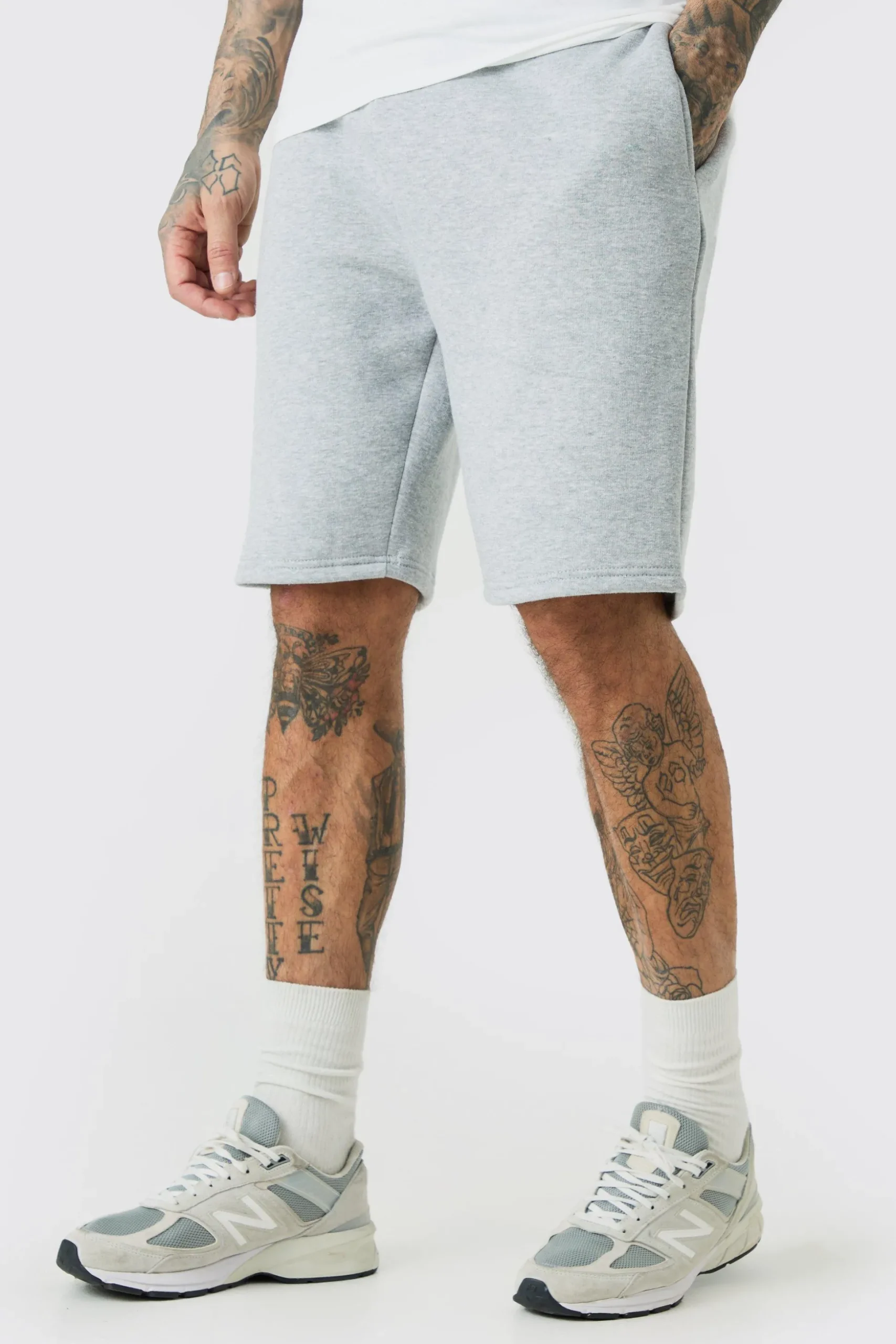 Tall Loose Fit Jersey Short | BoohooMAN UK