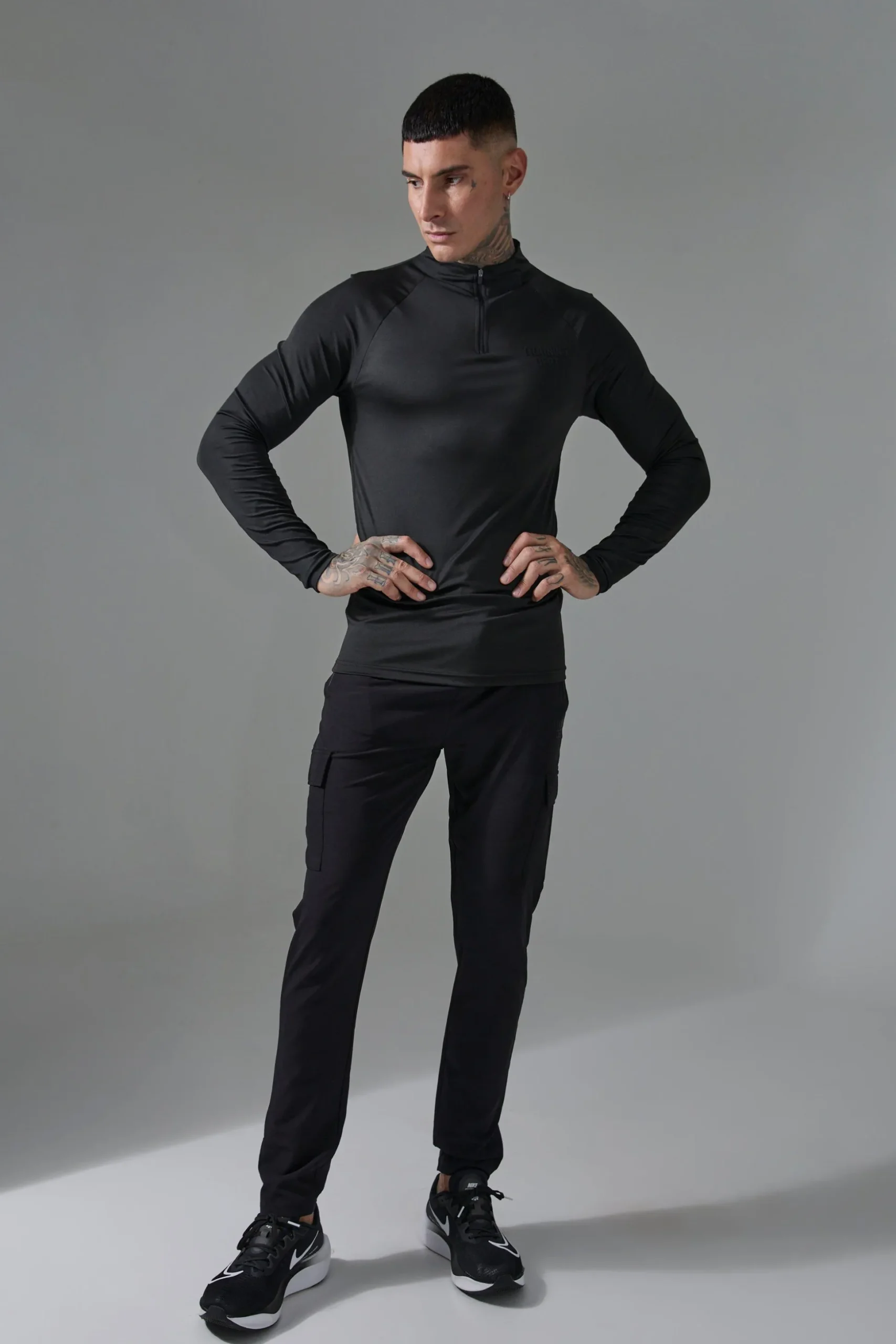 Tall Man Active Training Dept Performance Tracksuit | BoohooMAN UK