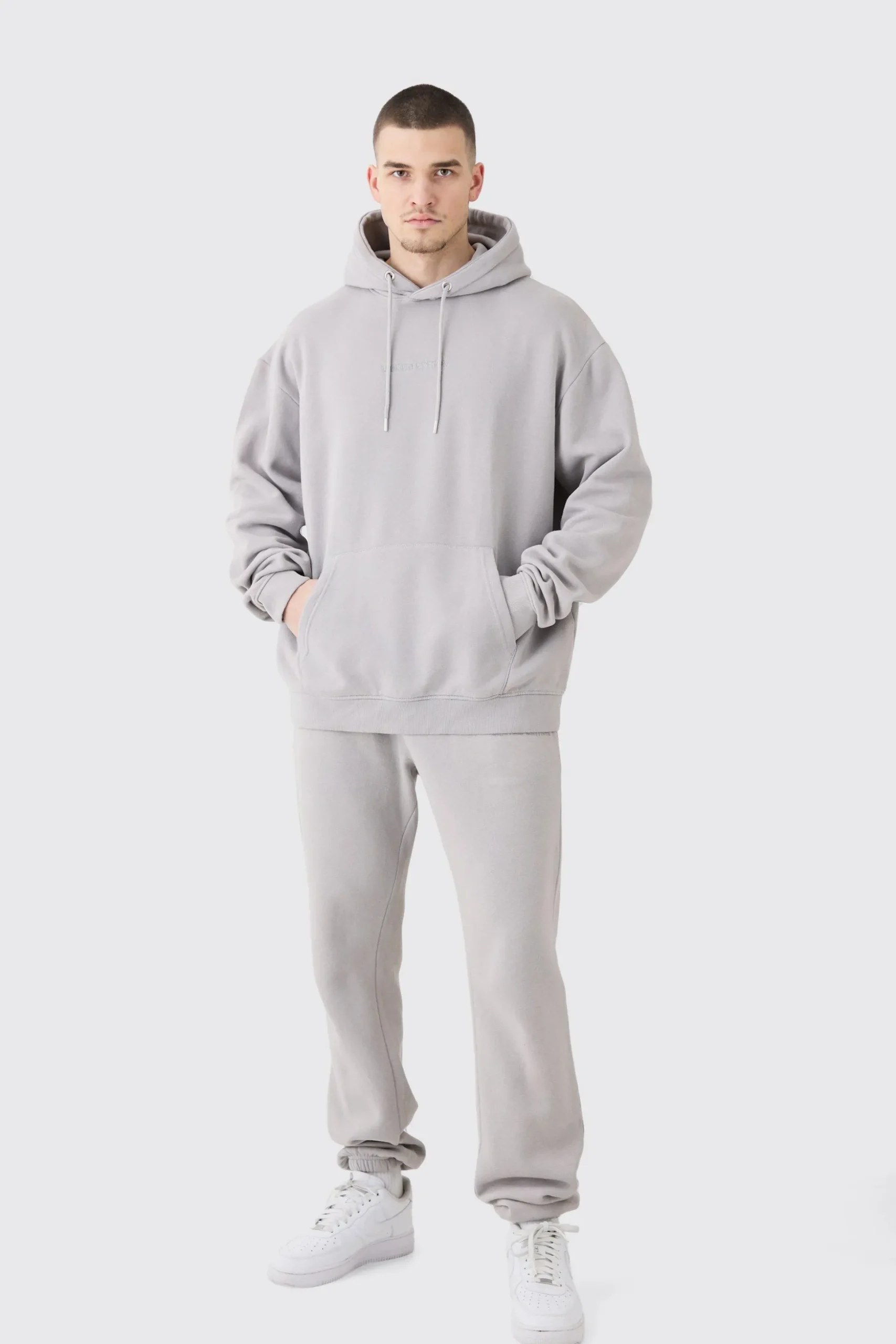 Tall Man Signature All Over Print Hoodie Tracksuit | BoohooMAN UK