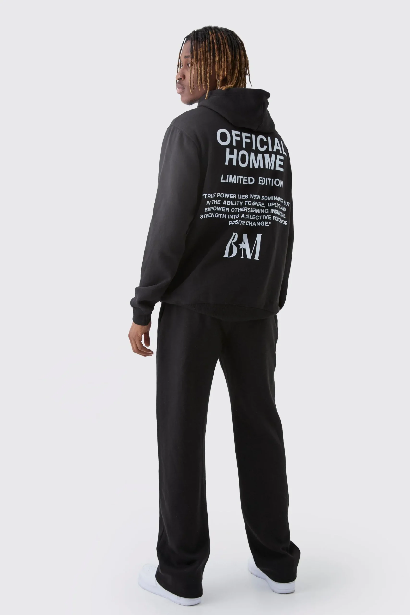 Tall Official Homme Regular Fit Hoodie | BoohooMAN UK