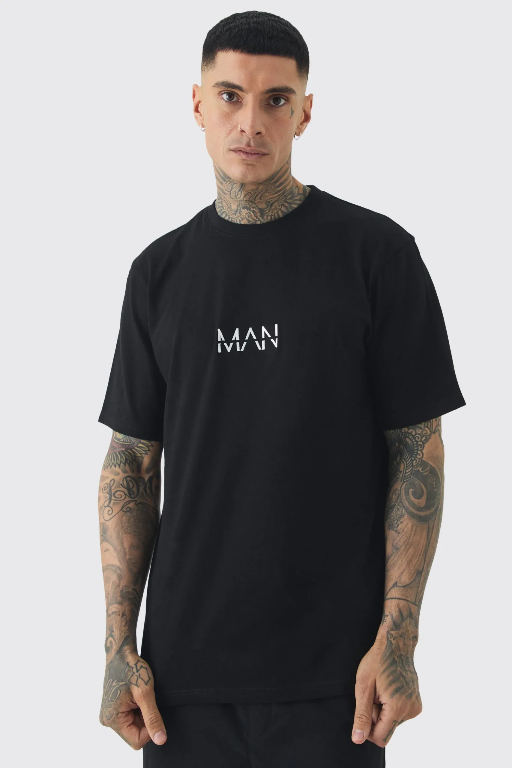 Tall Original Man Print T-shirt | BoohooMAN UK