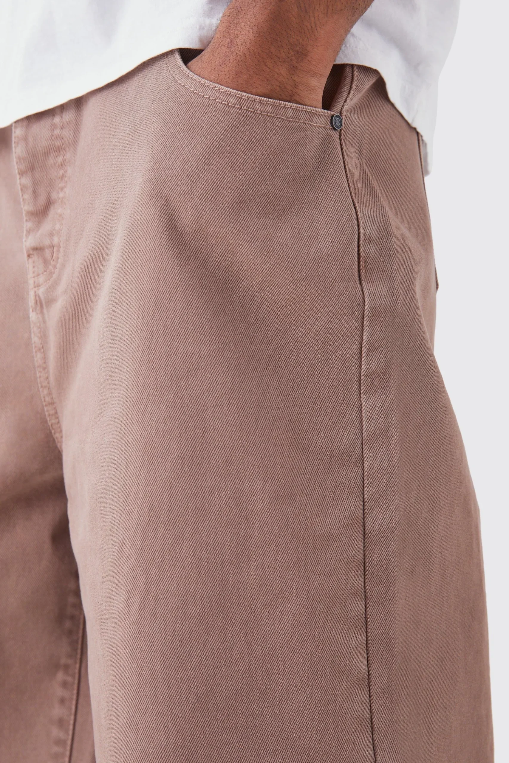 Tall Overdyed Denim Jorts | BoohooMAN UK