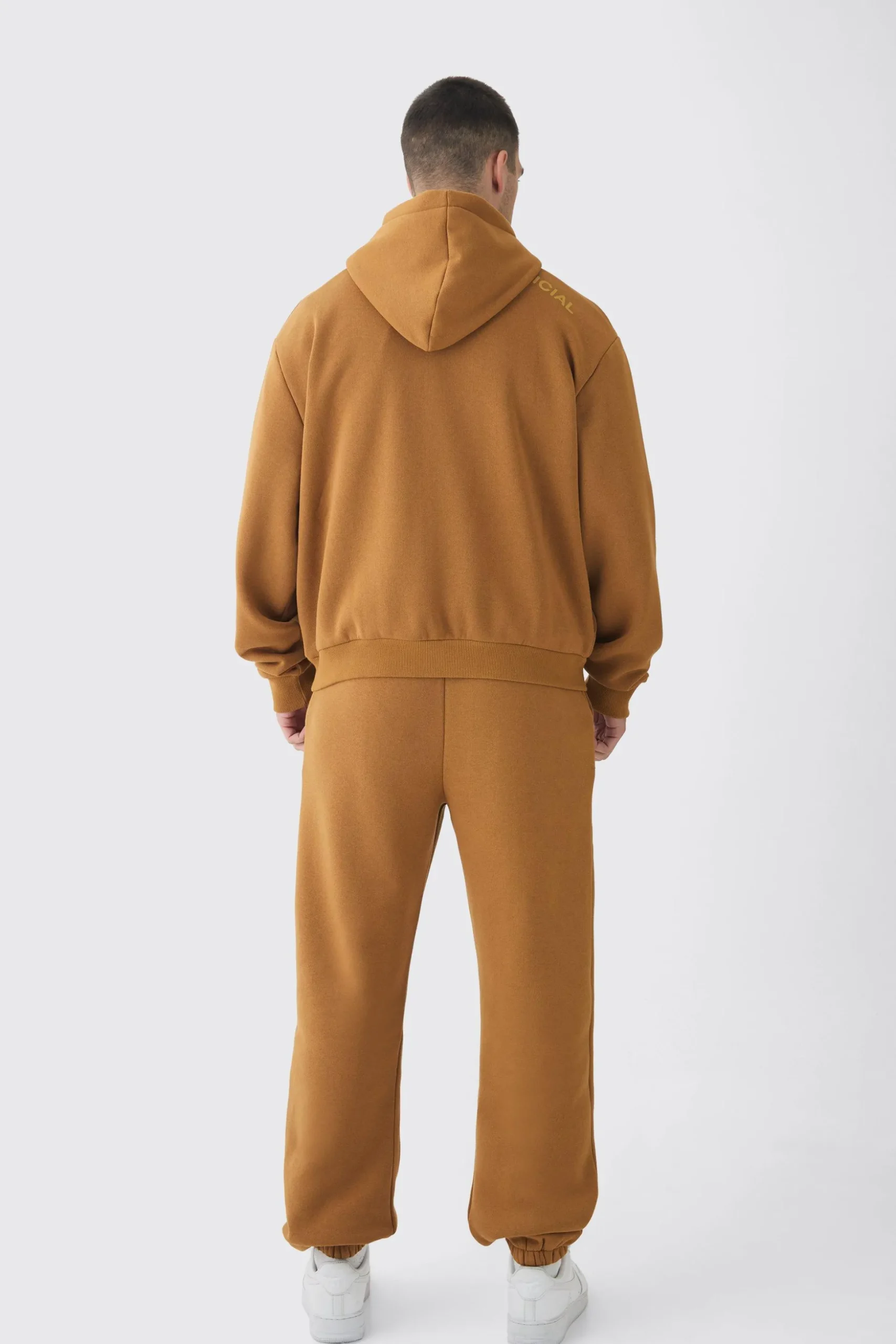 Tall Oversized Boxy Grafiti Print Hooded Relaxed Jogger Tracksuit | BoohooMAN UK